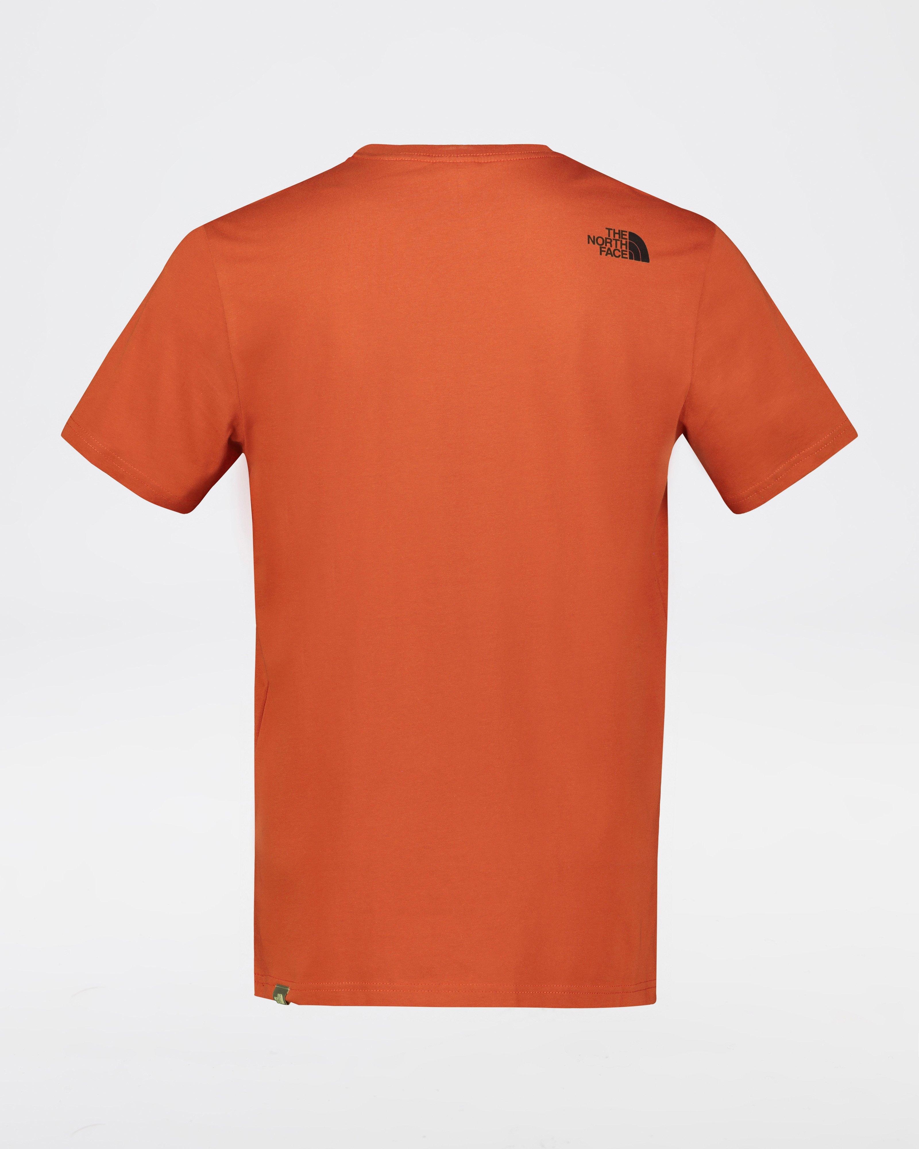 The North Face Men’s Mountain Line T-shirt -  Rust