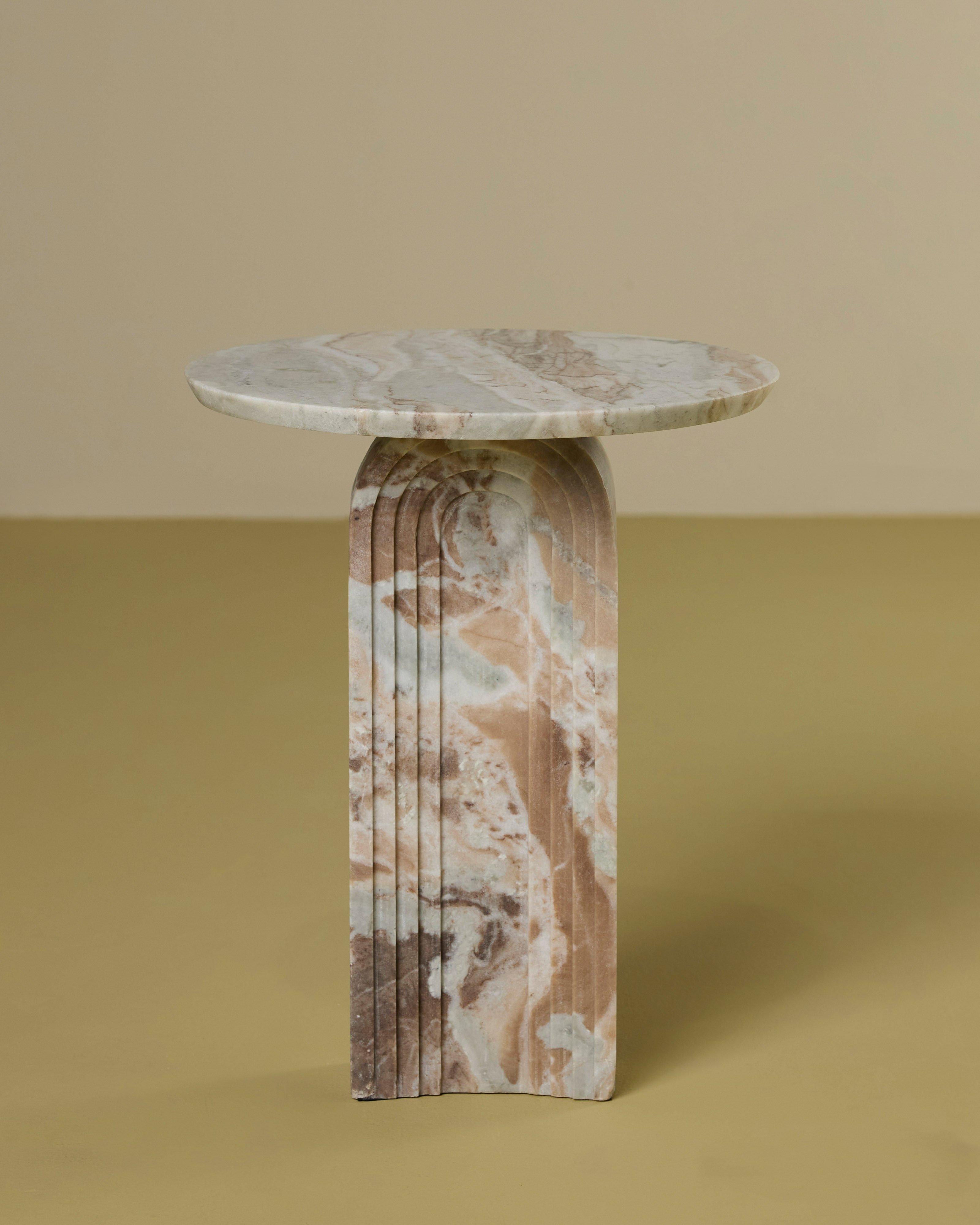 Delhi Side Table -  Brown