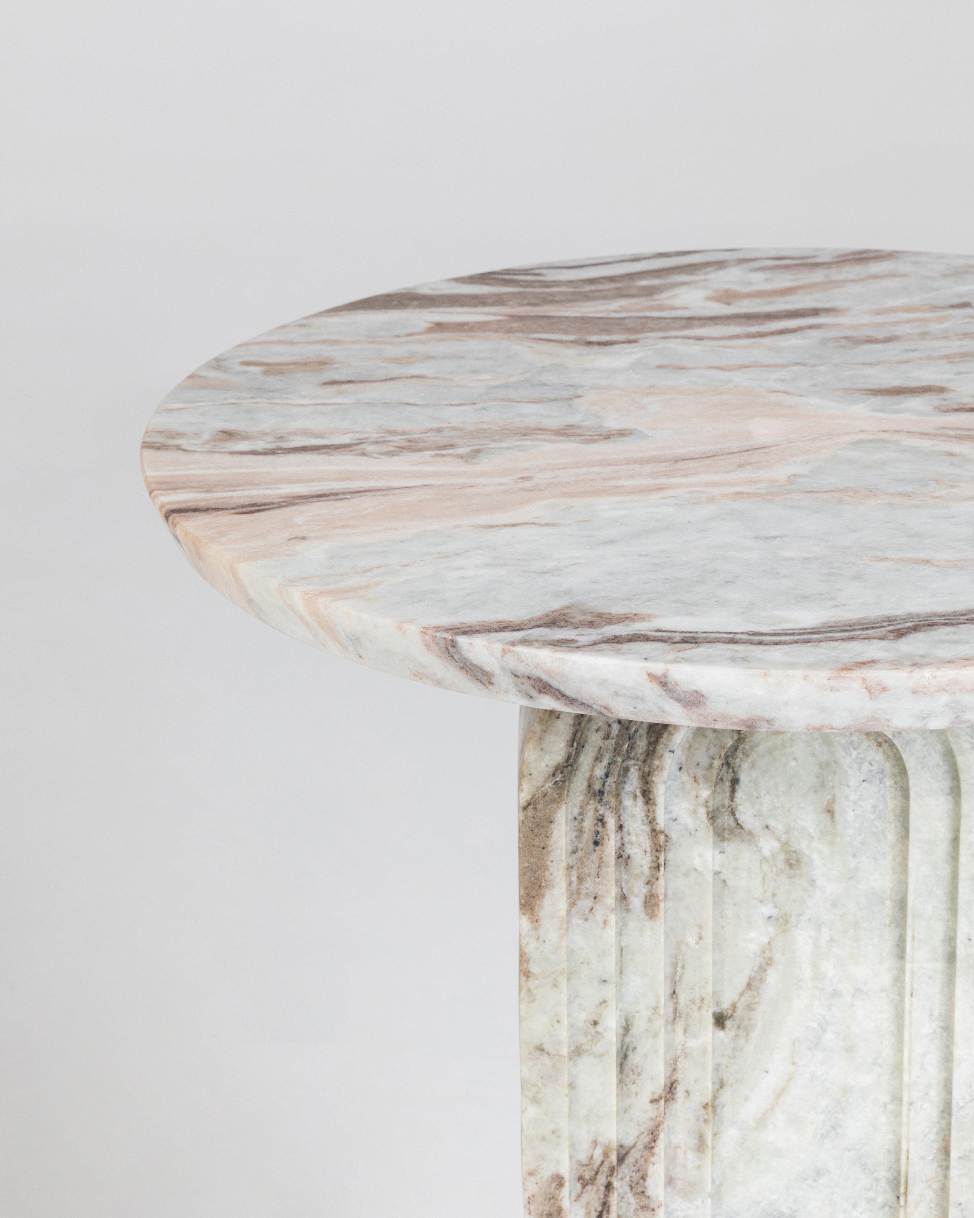 Delhi Side Table -  Taupe