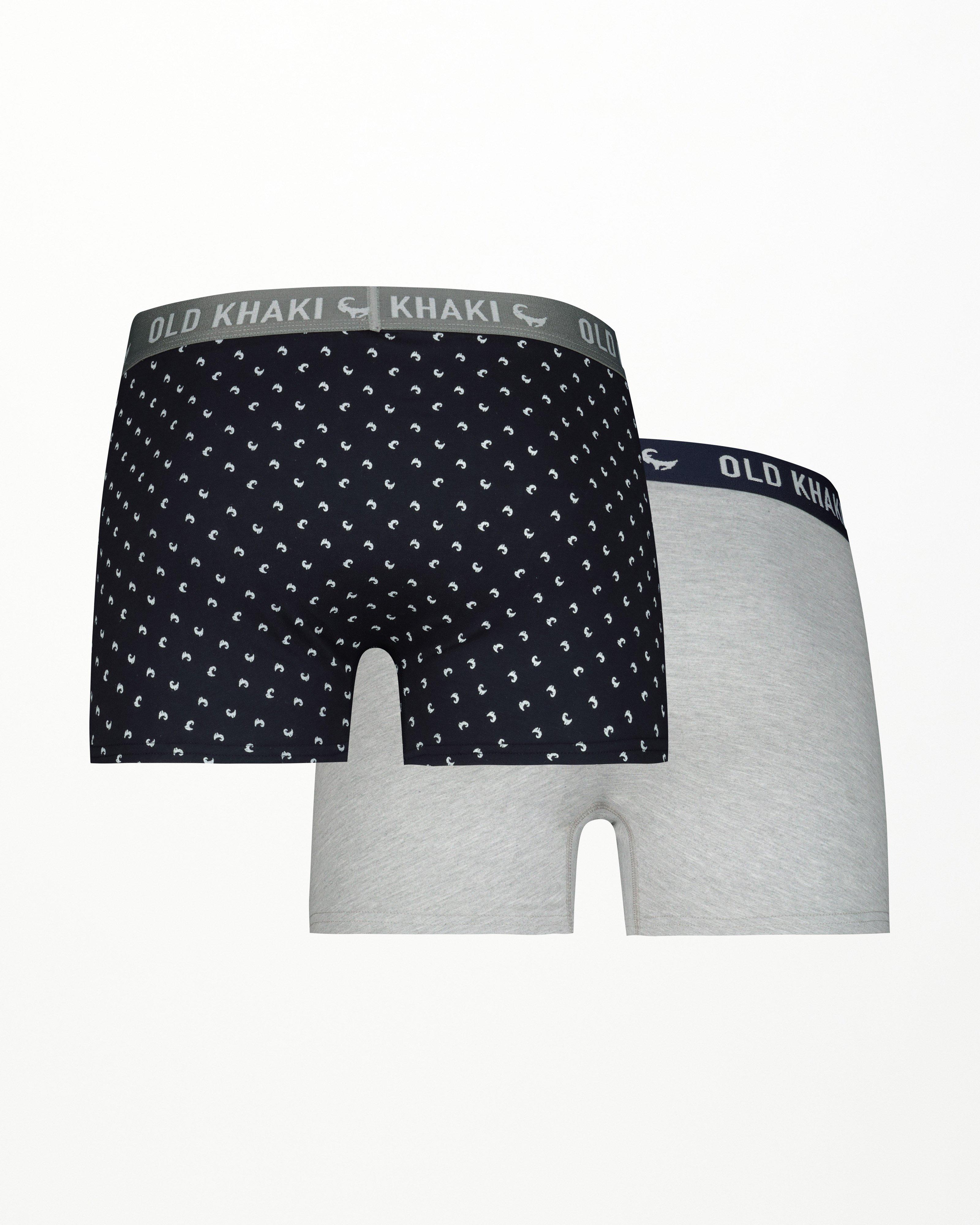 Men's 2-Pack Boxer Briefs -  Navy