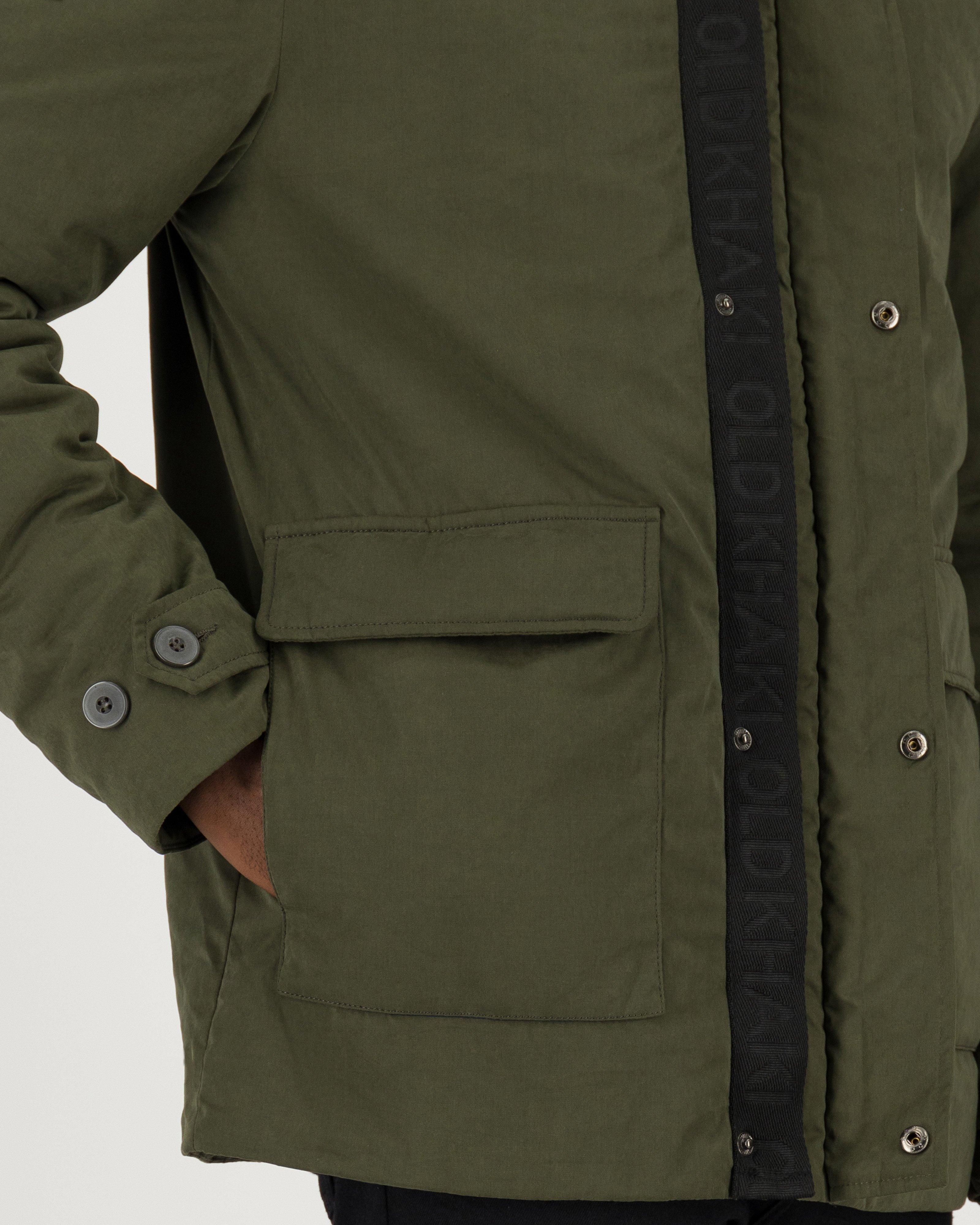 Old khaki 2025 parka jackets