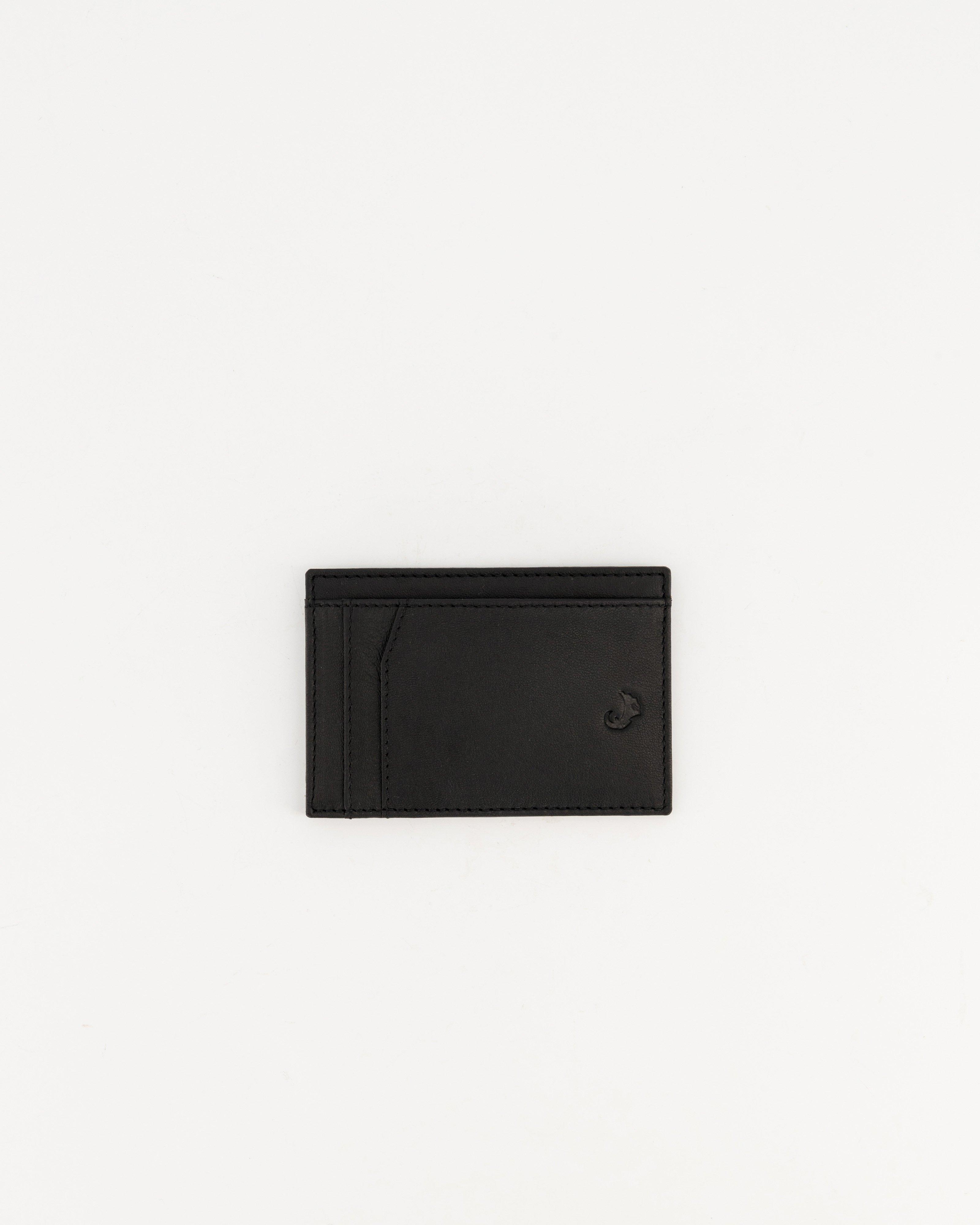 Men's Richard Leather Cardholder -  Black