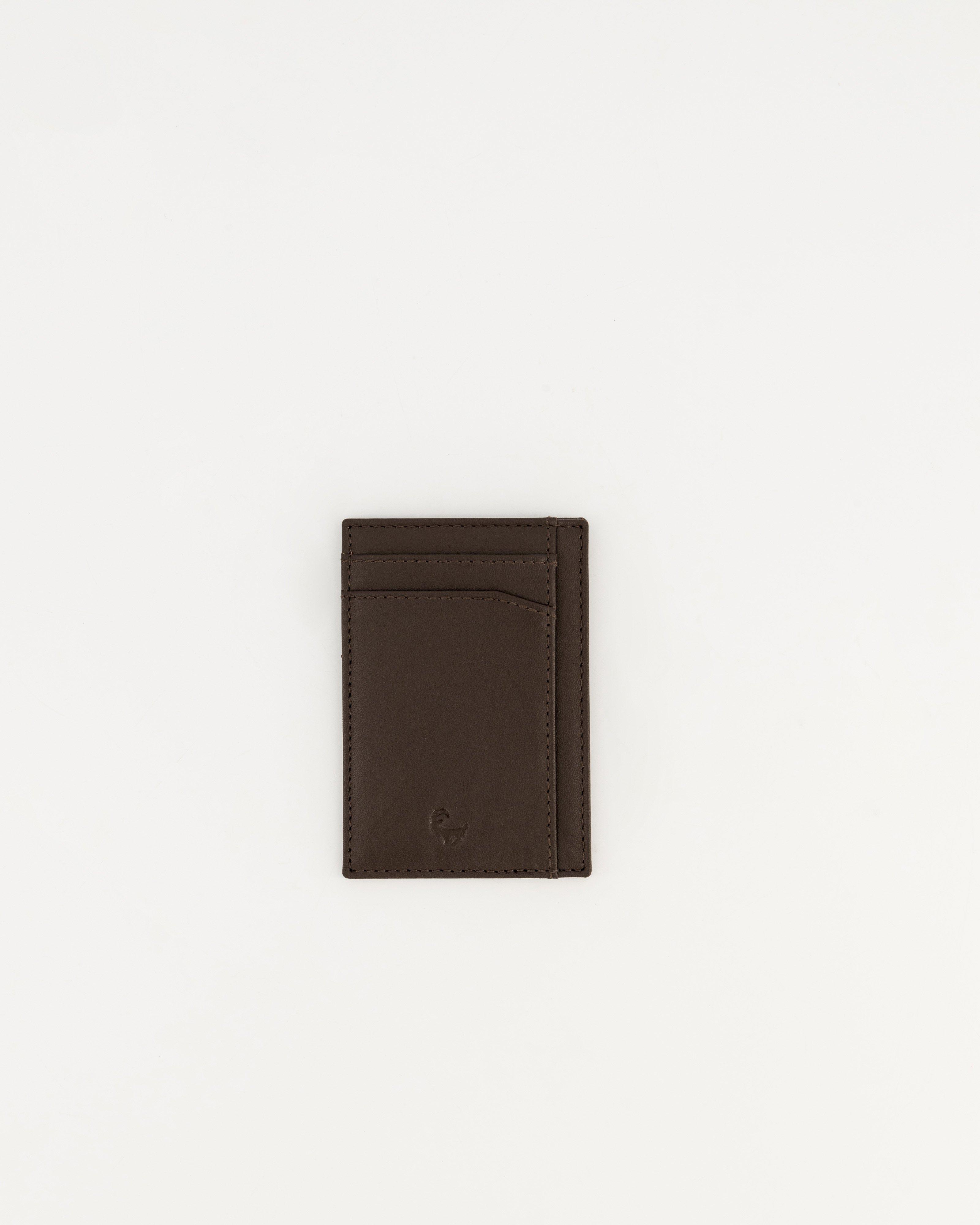 Men's Richard Leather Cardholder -  Brown