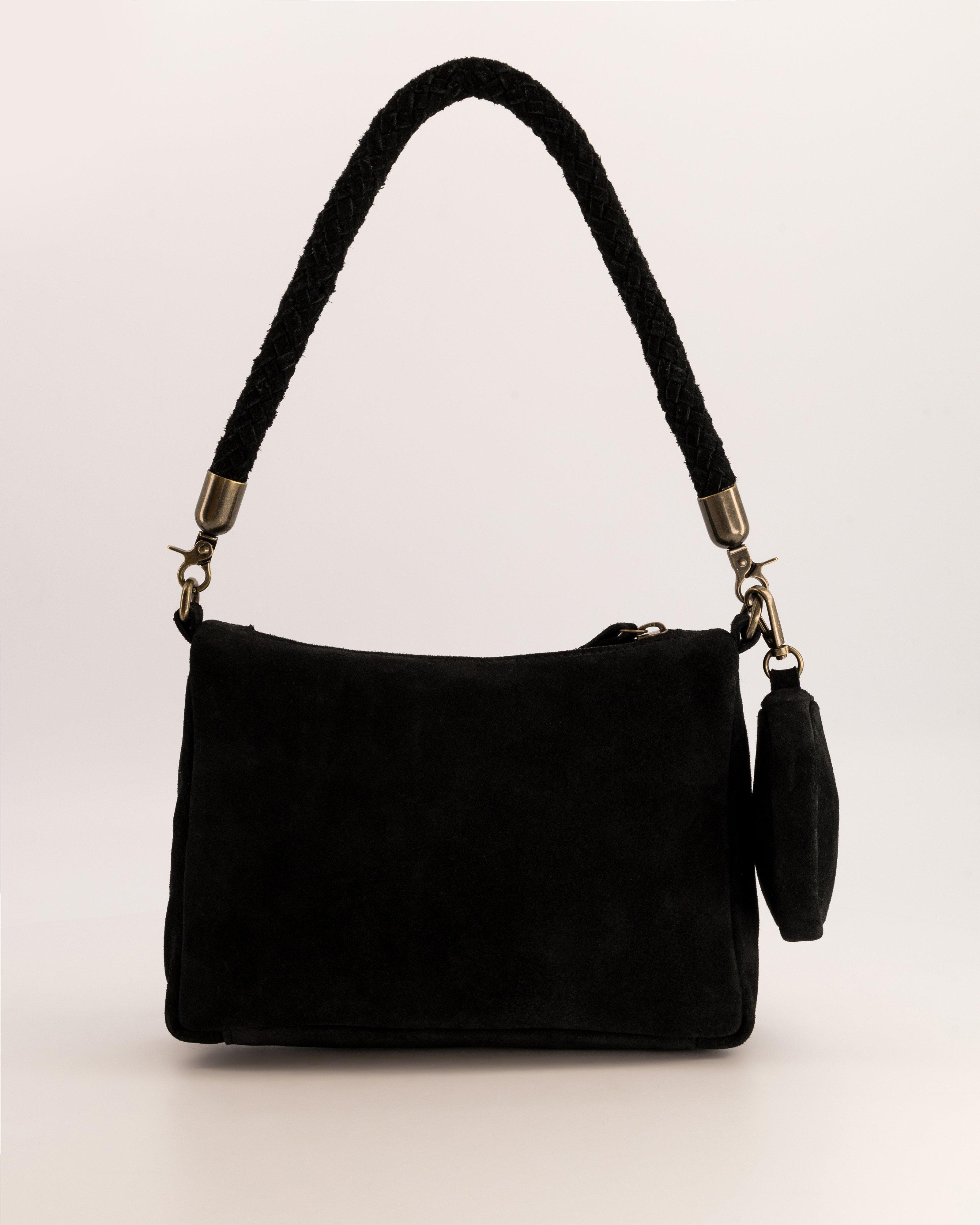 Women's Reece Plaited Handle & Pouch Shoulder Bag Old Khaki