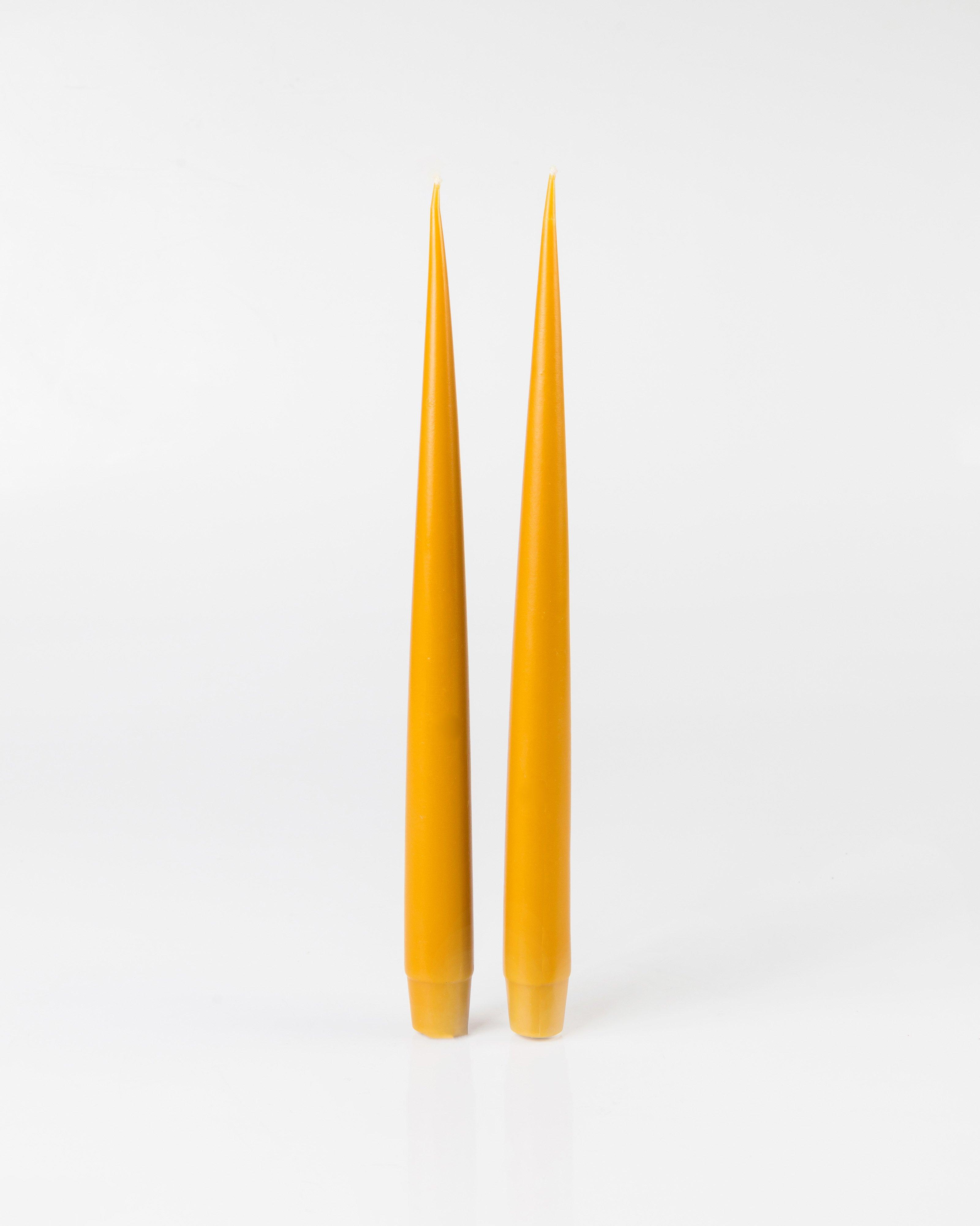 Melle Tapered Candle Sticks -  Ochre