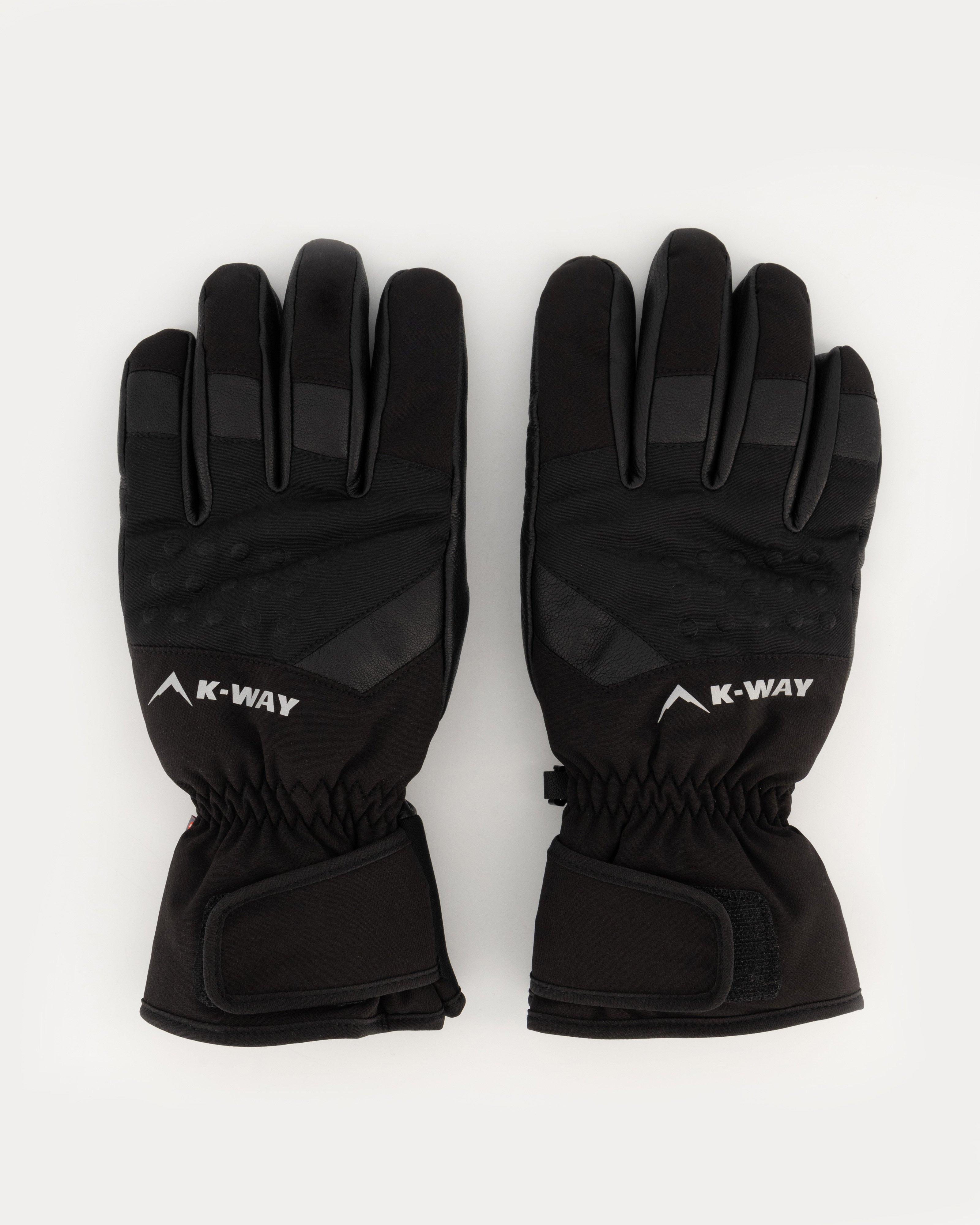 K-Way Piste Gloves -  Black