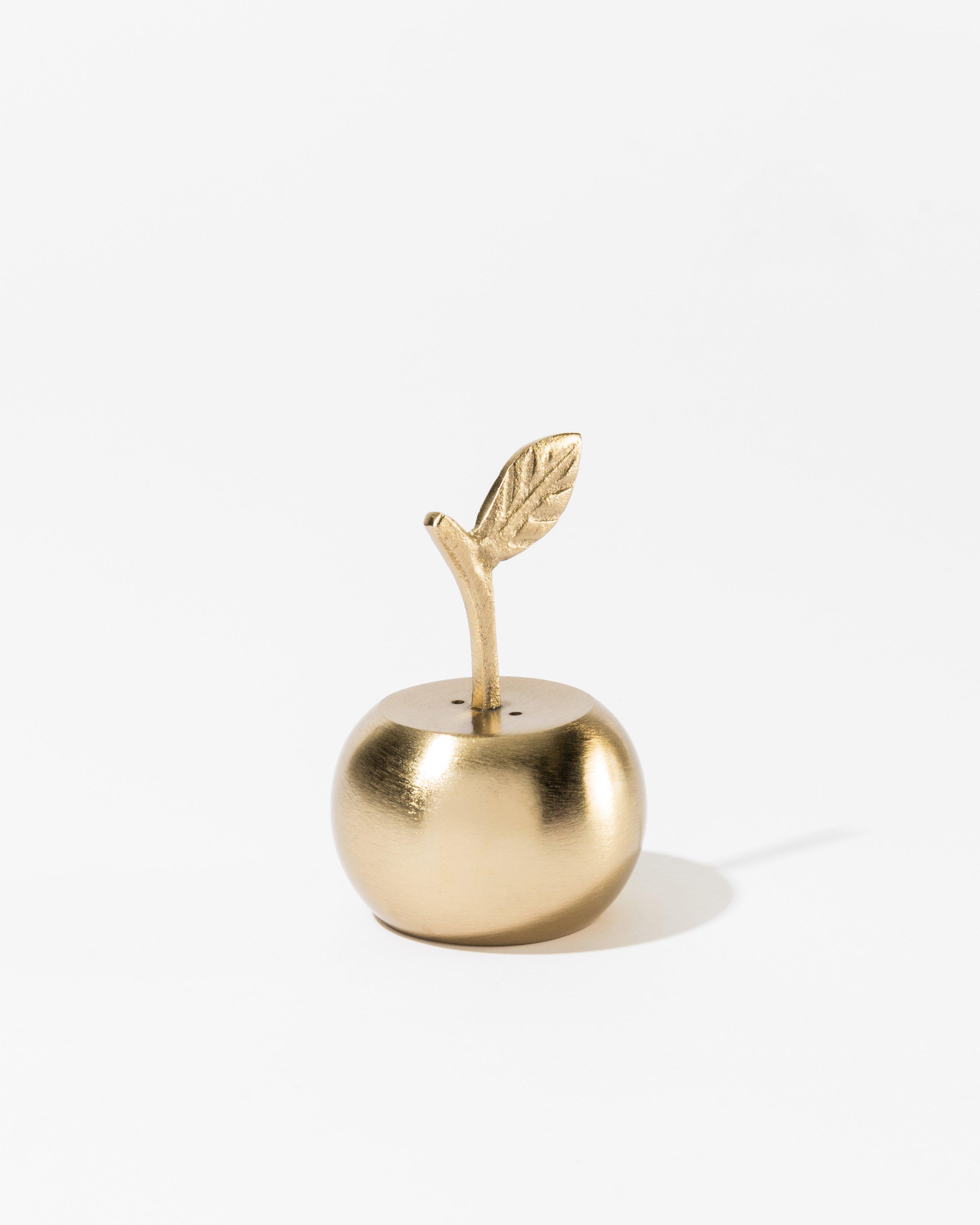 Apple Salt Shaker -  Gold