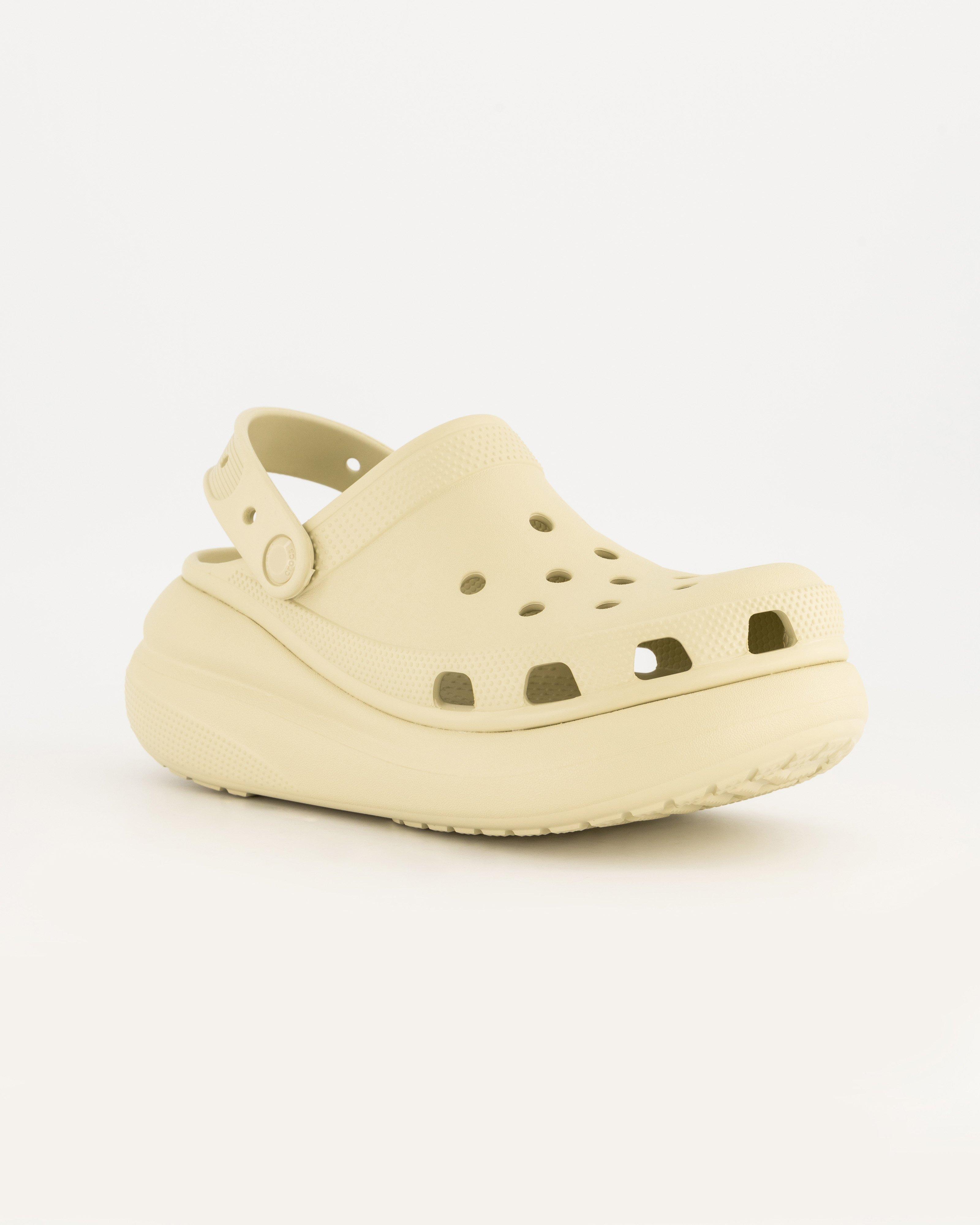 Crocs Women's Classic Crush Clog -  Bone