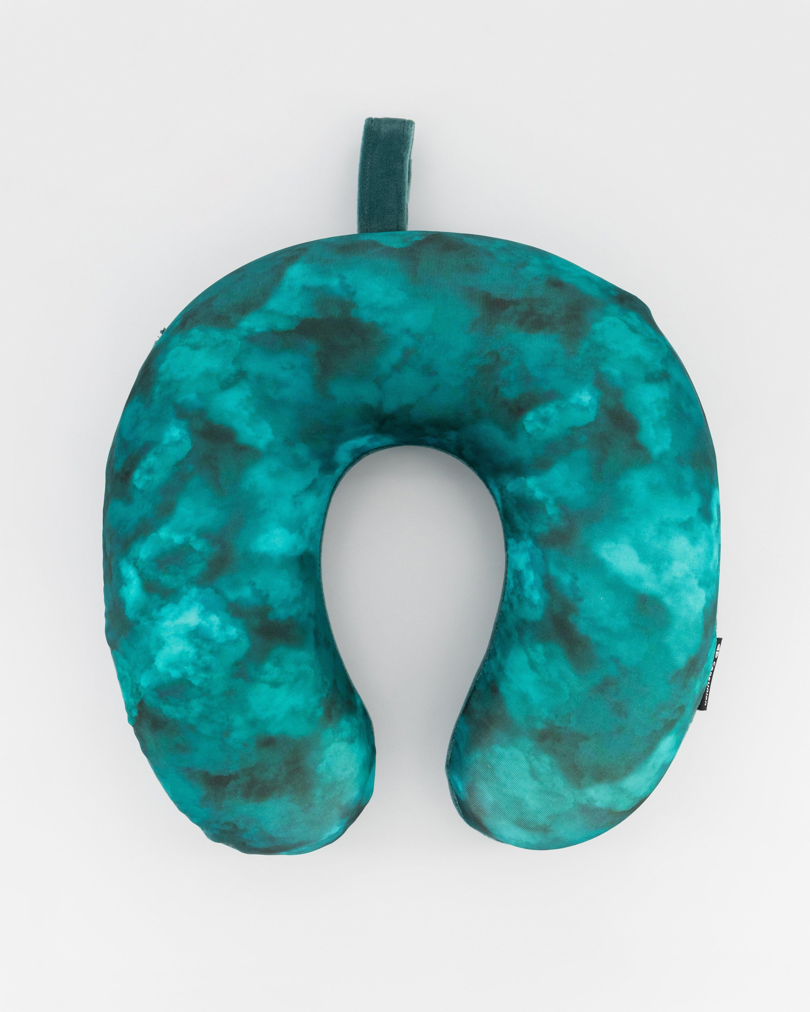 Cape Union Printed Travel Pillow -  Green