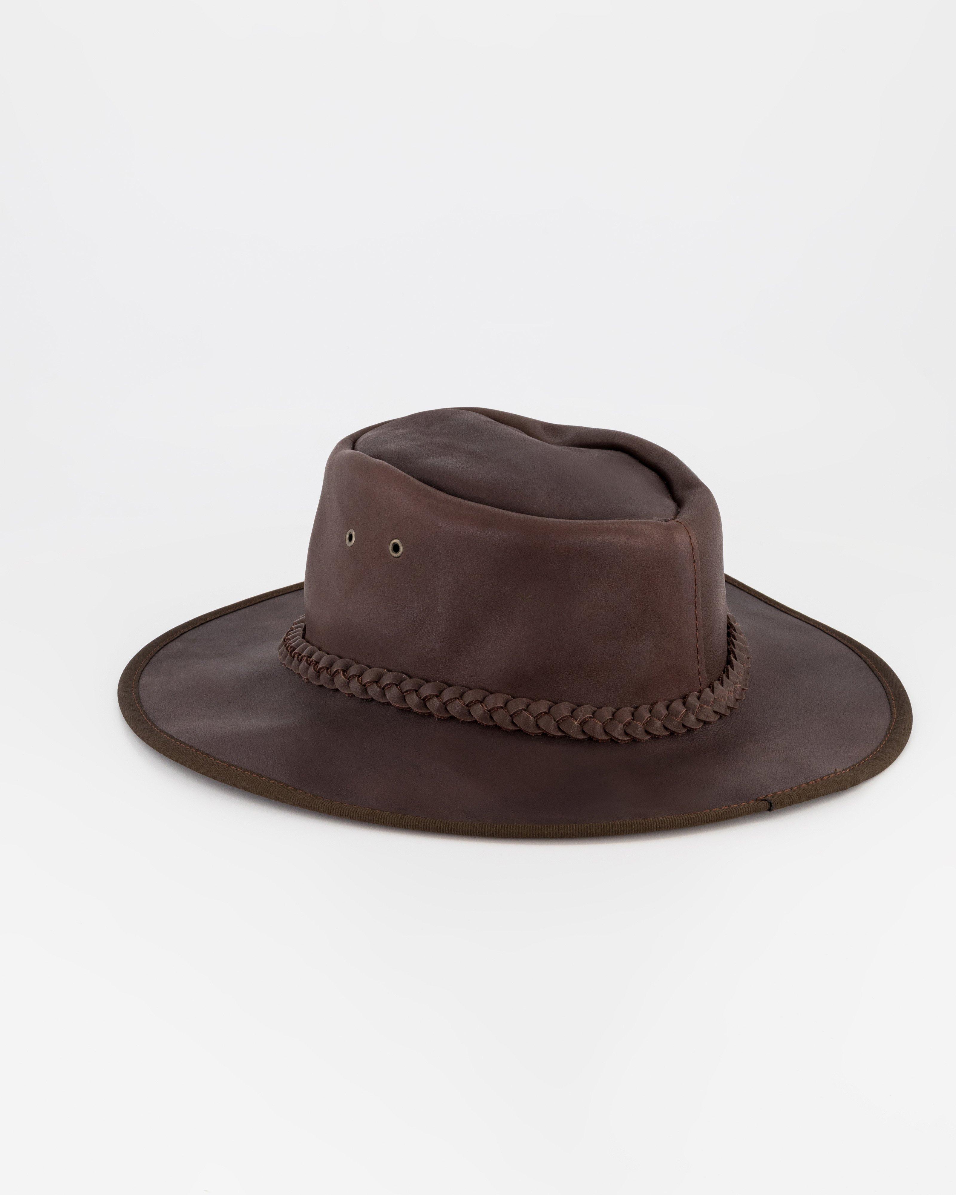 Cape Union Survivor Leather Hat -  Brown