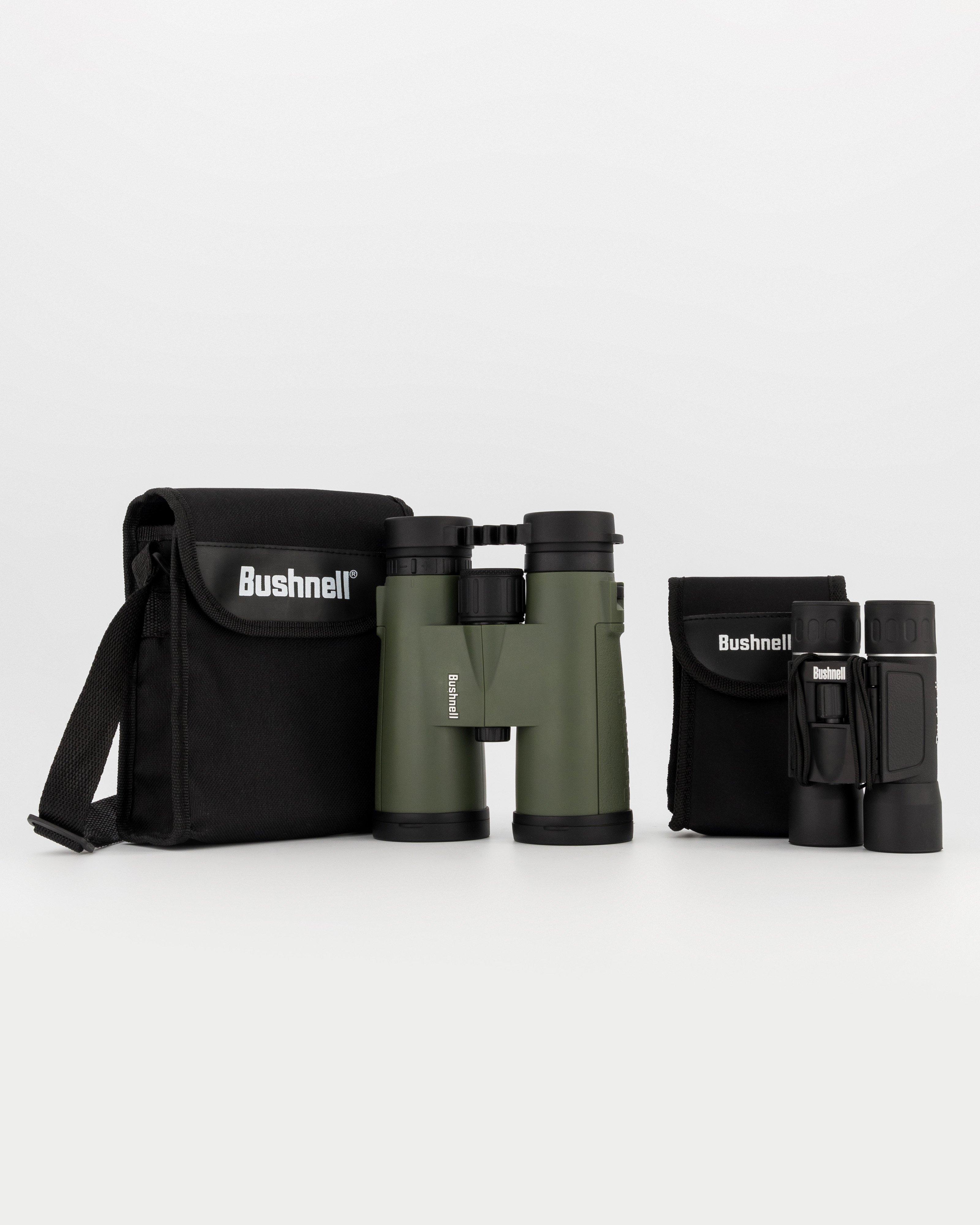 Bushnell All Purpose 10x42 and 10x25 Binoculars Combo -  Green