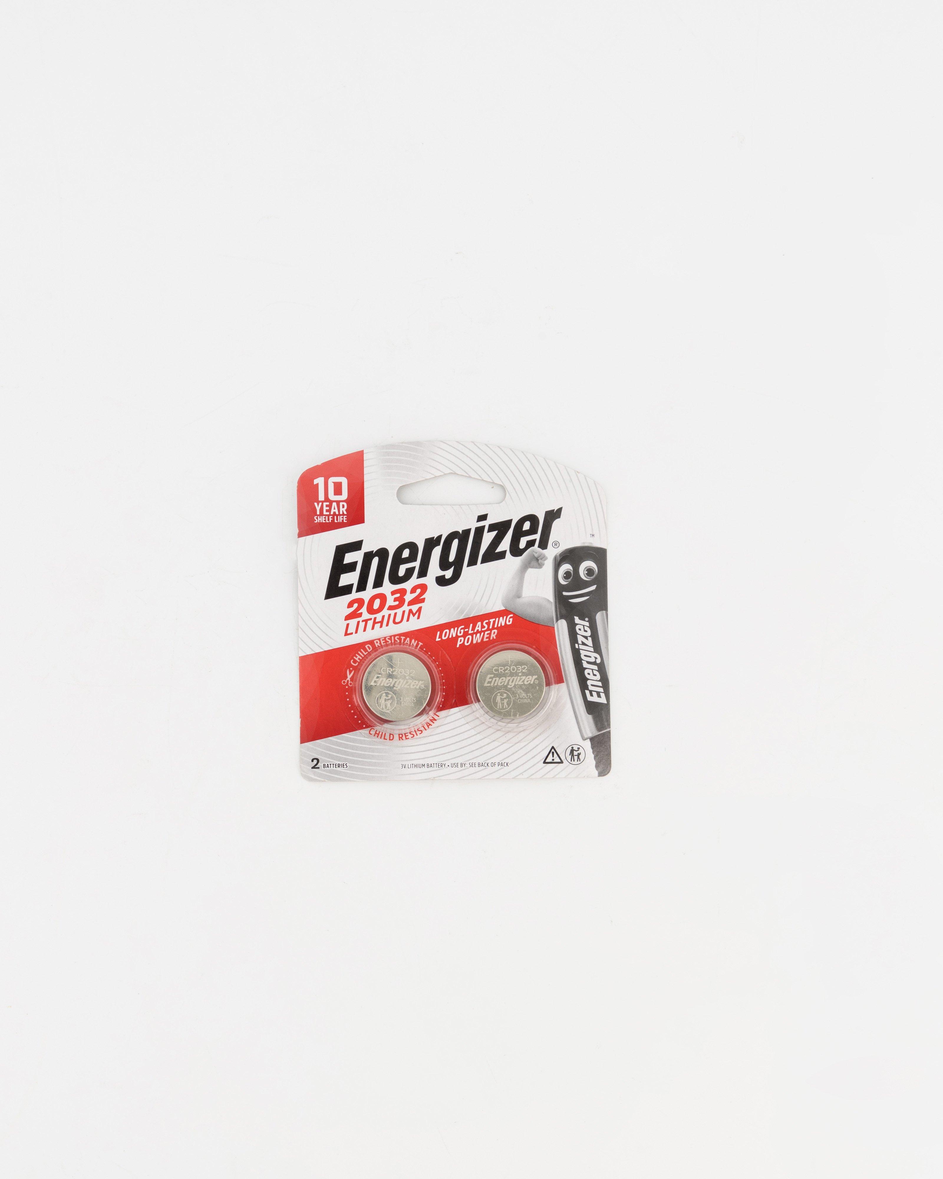 Energizer 2032 Lithium Coin Batteries - 2 pack -  No Colour