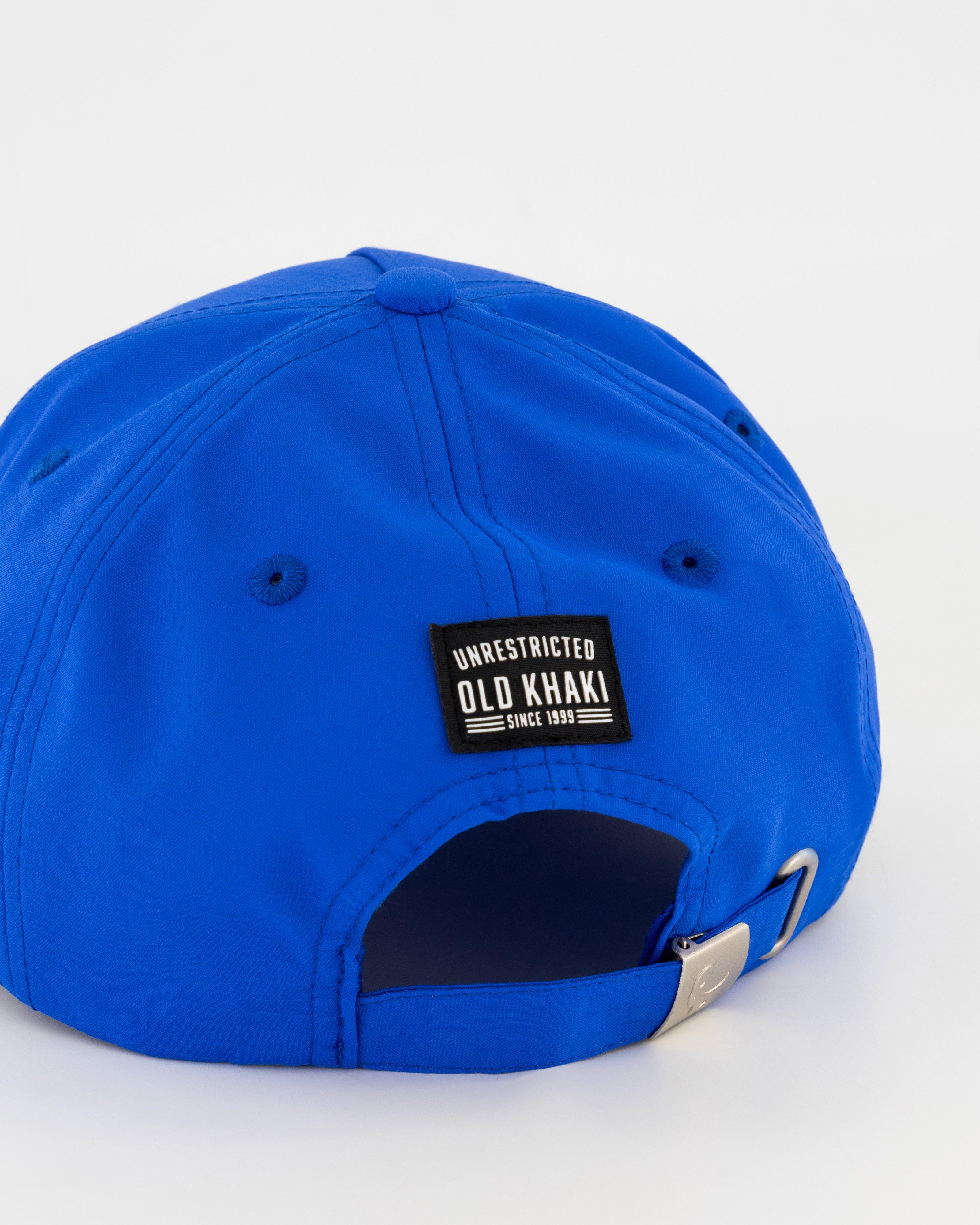 Old Khaki Palmer Badge Peak Cap -  Cobalt