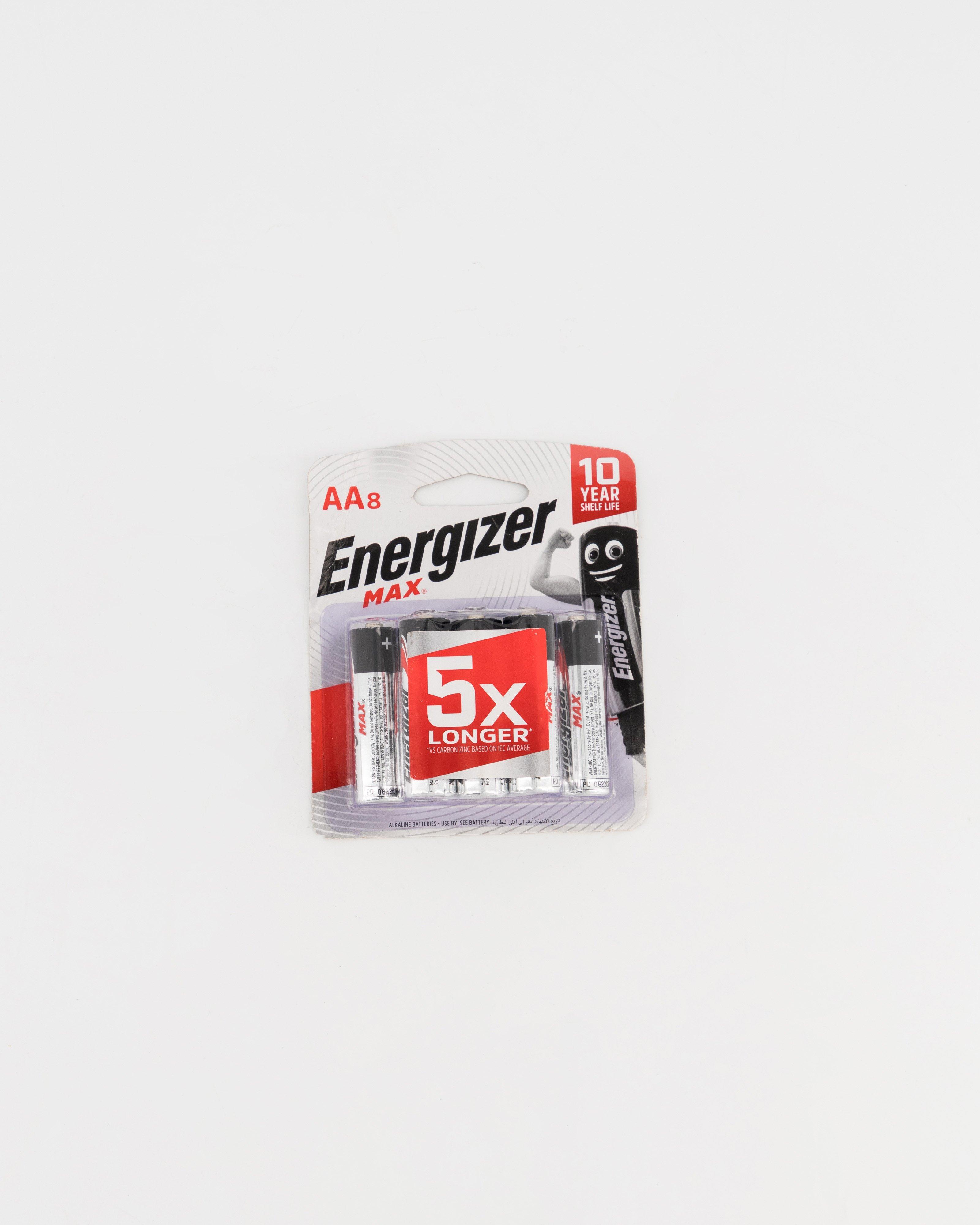 Energizer Max AA Batteries - 8 Pack -  No Colour