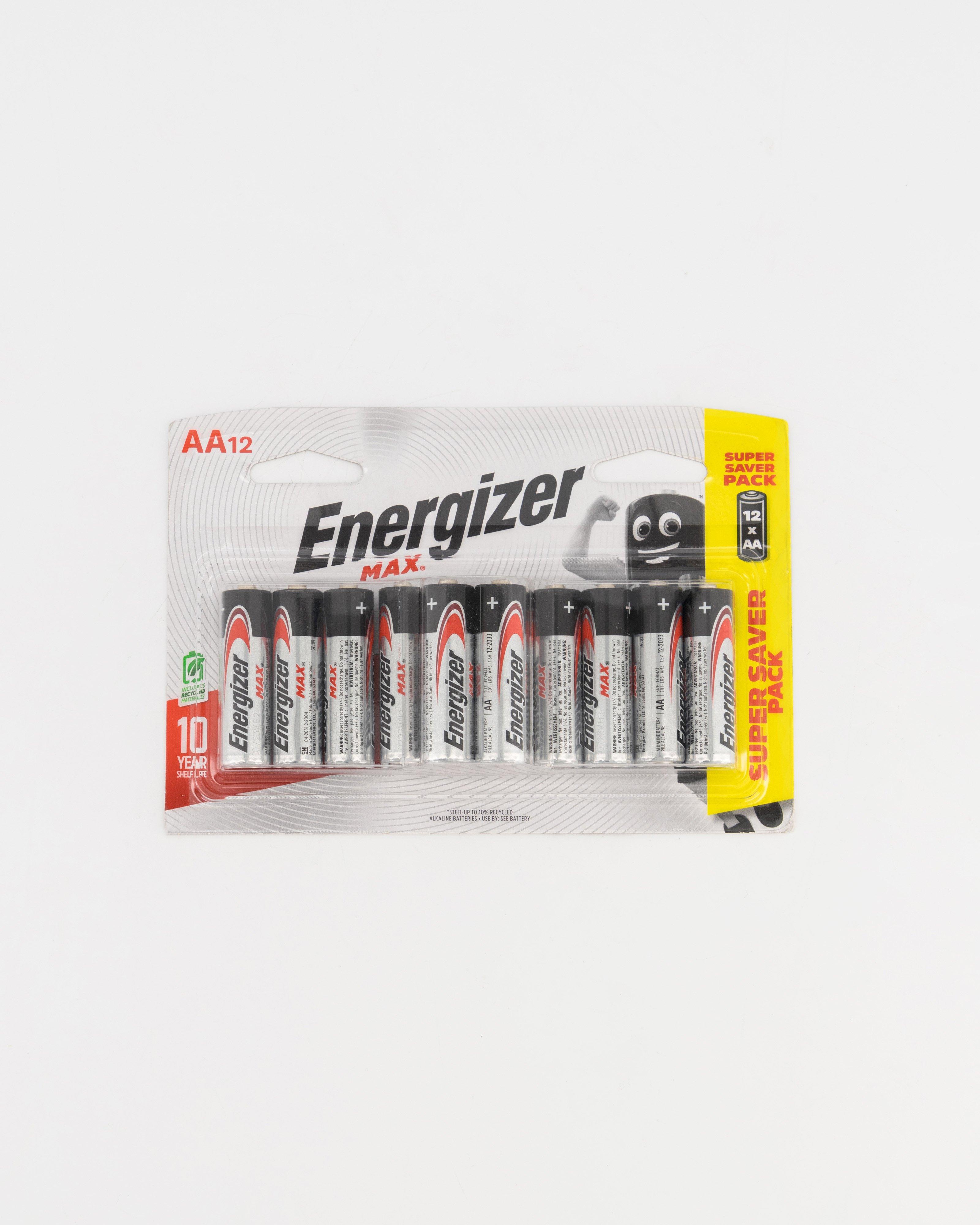 Energizer Max AA 12 Pack Batteries
