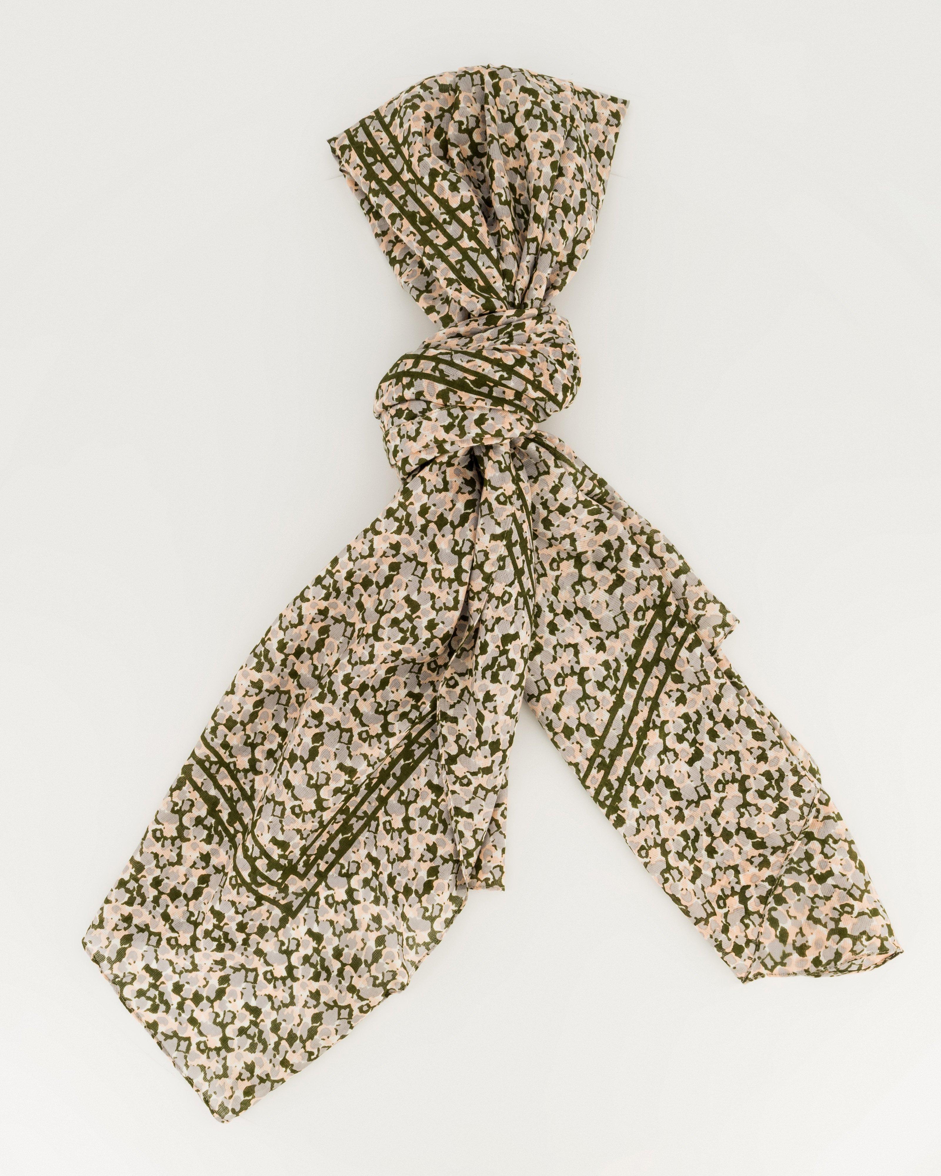 Lhane Abstract Ditsy Scarf -  Green