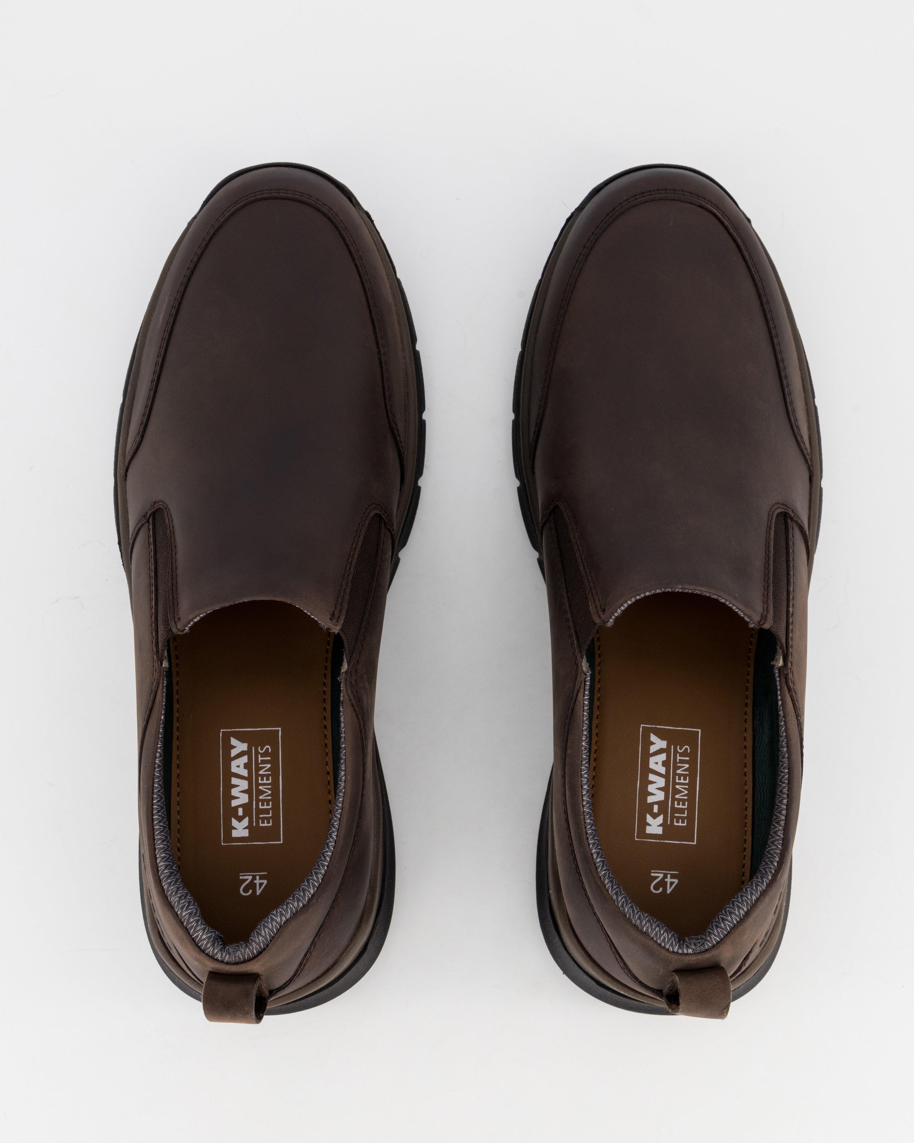 K-Way Elements Men's Brent Slip-On Shoes -  Chocolate