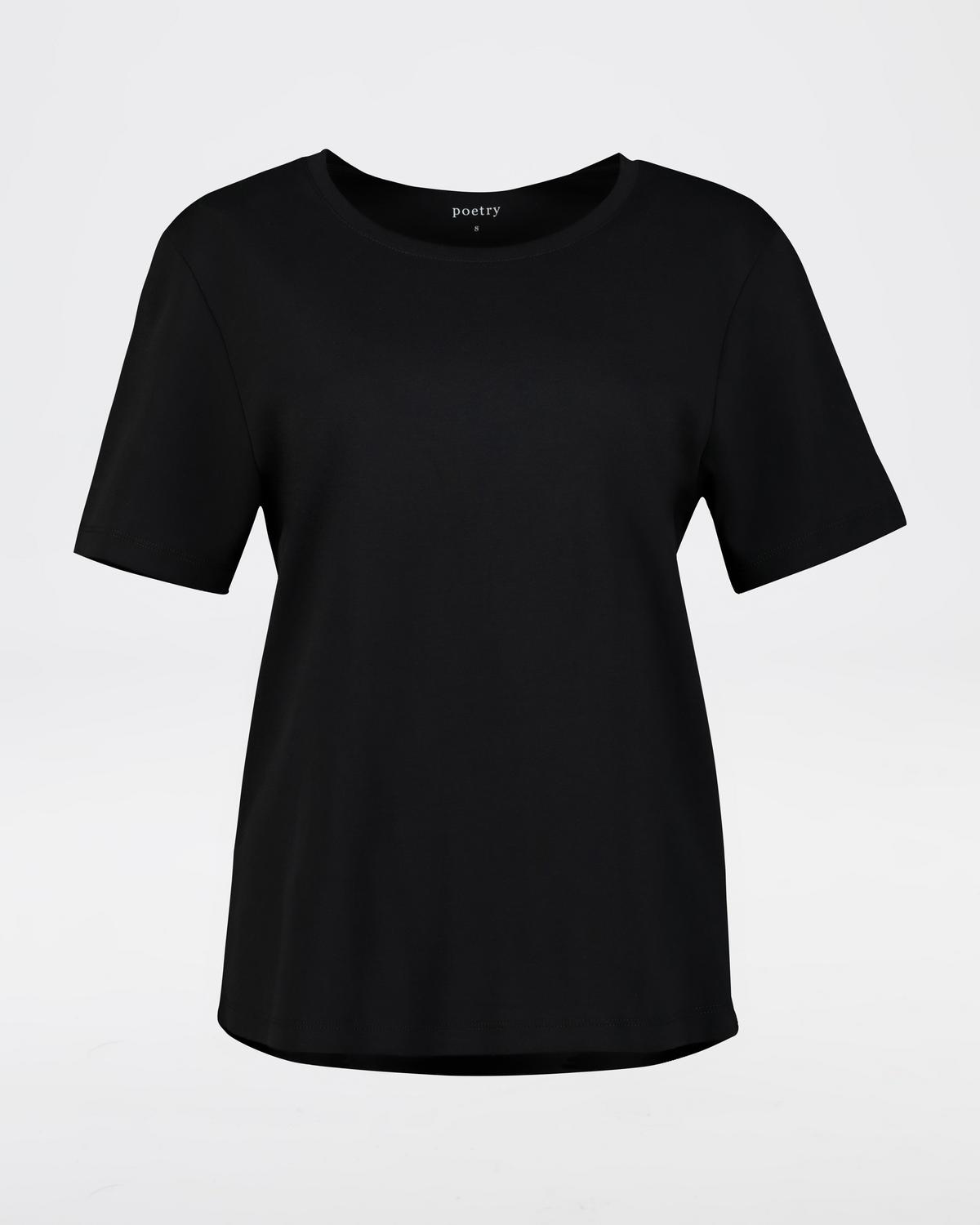 Celine Basic T-Shirt -  Black