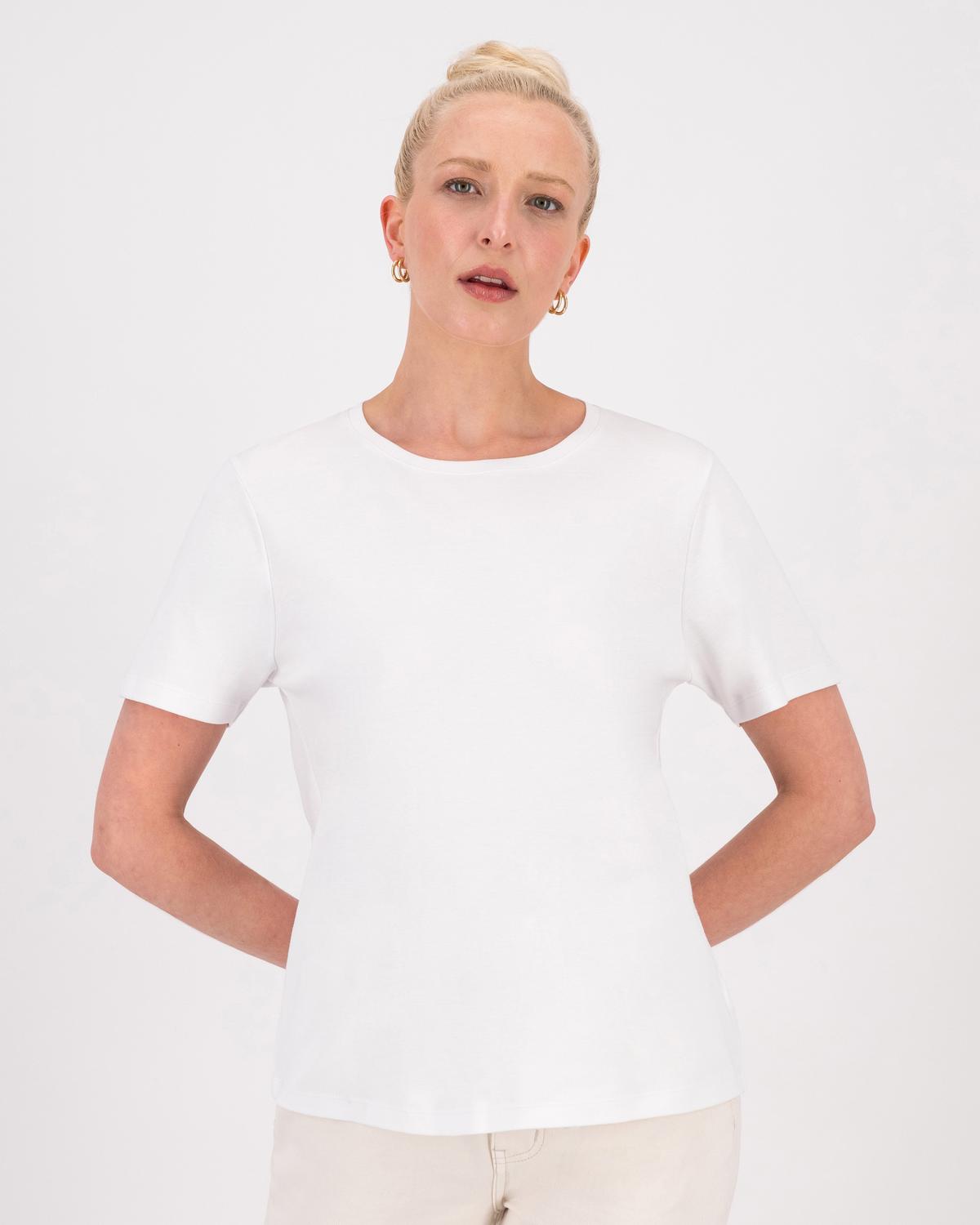 Celine Basic T-Shirt -  White