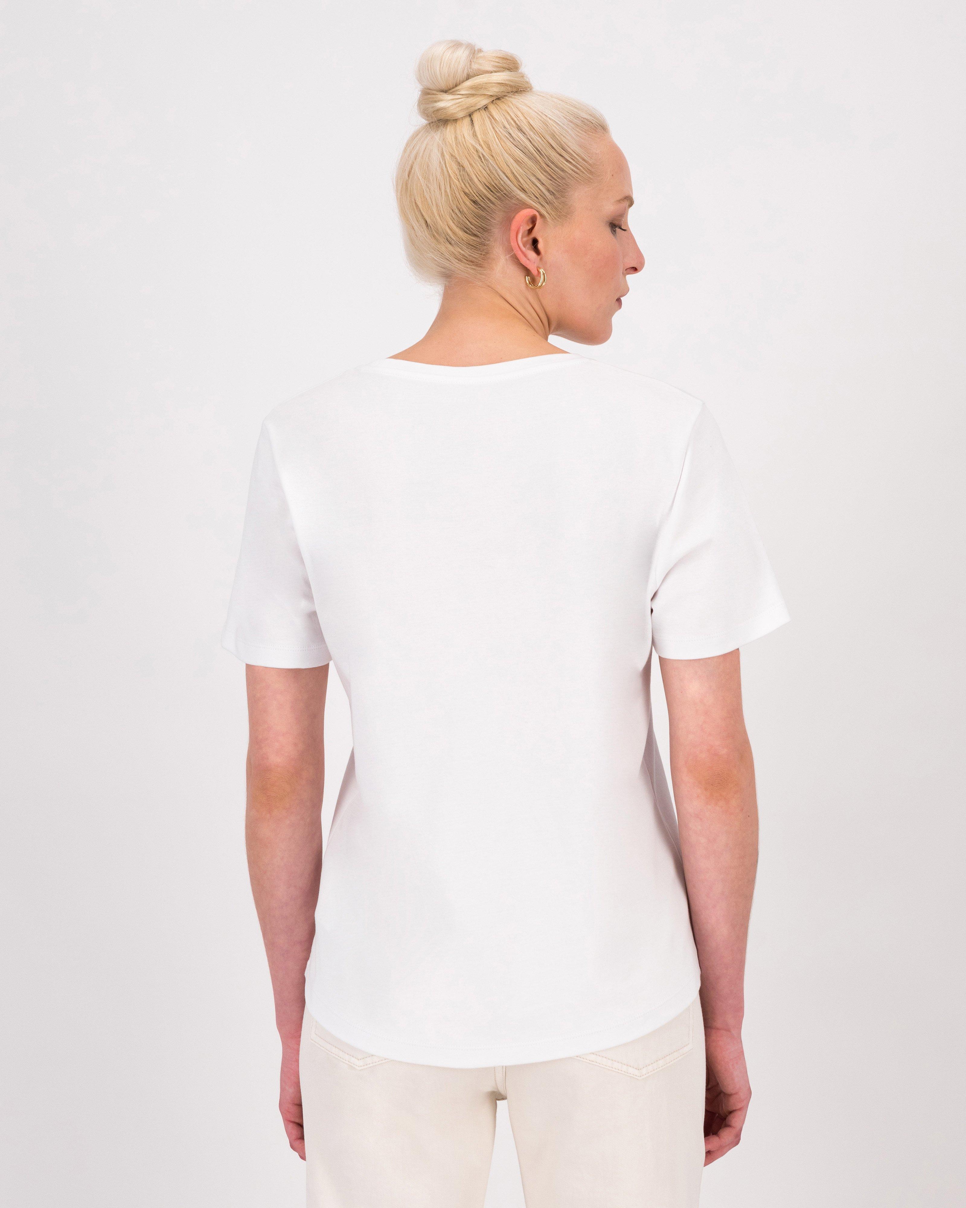 Celine Basic T-Shirt -  White