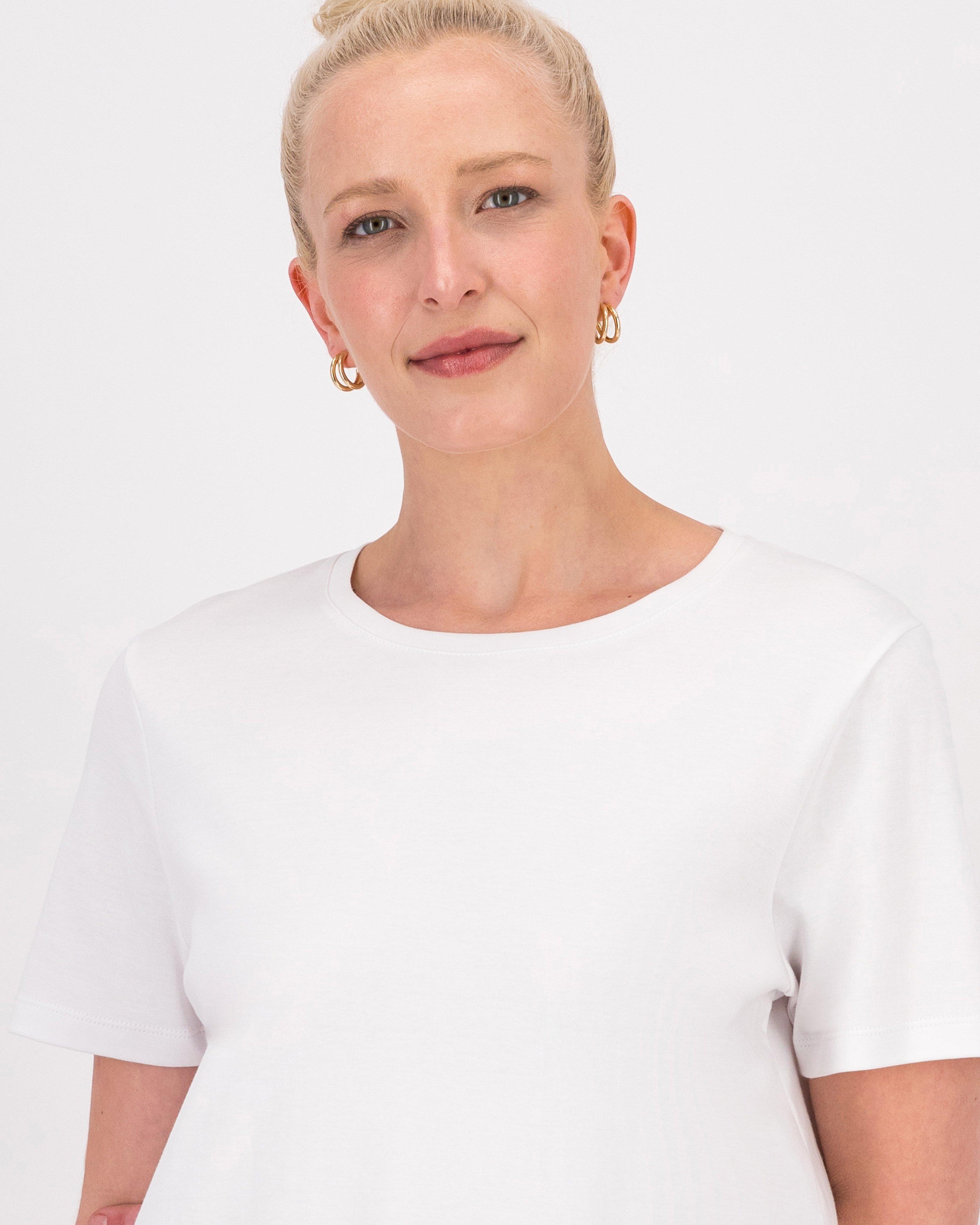 Celine Basic T-Shirt -  White