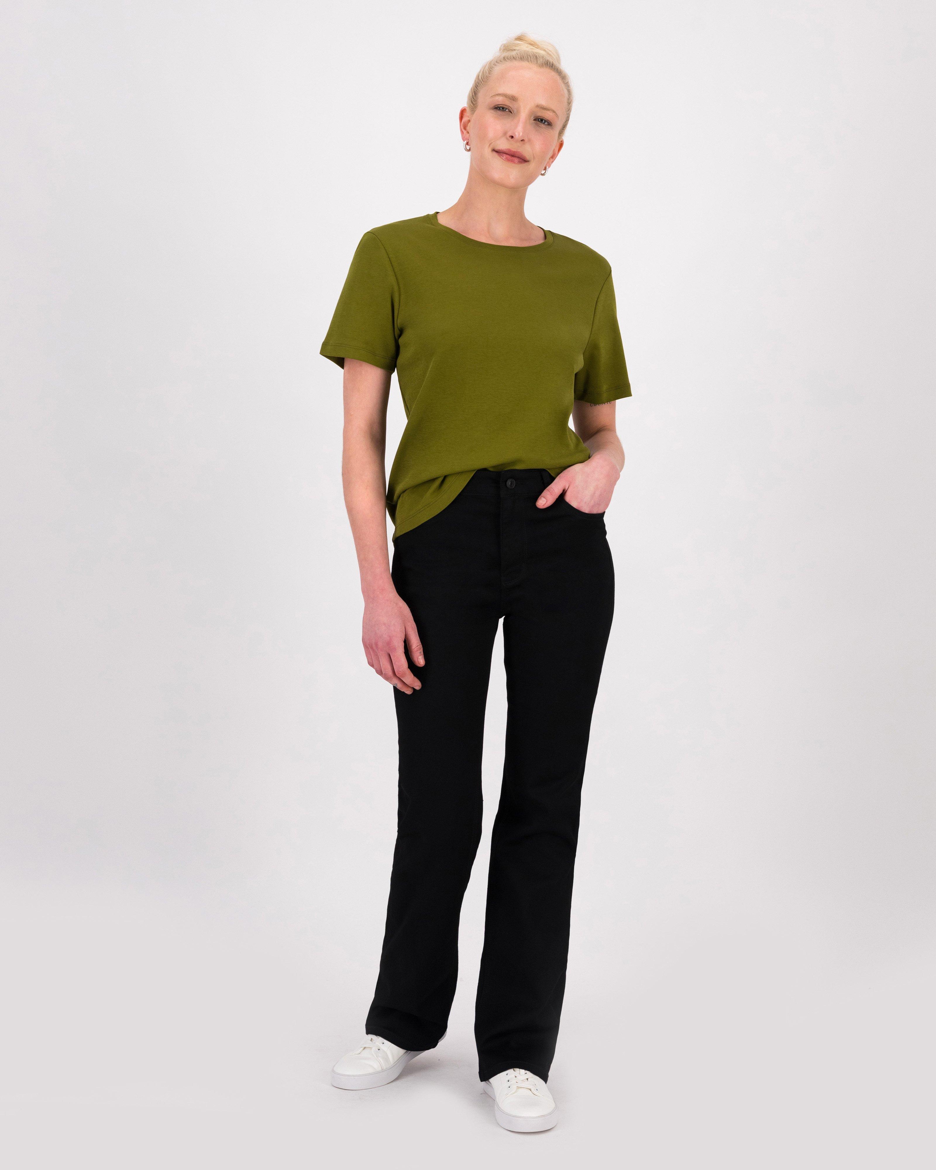 Celine Basic T-Shirt -  Green