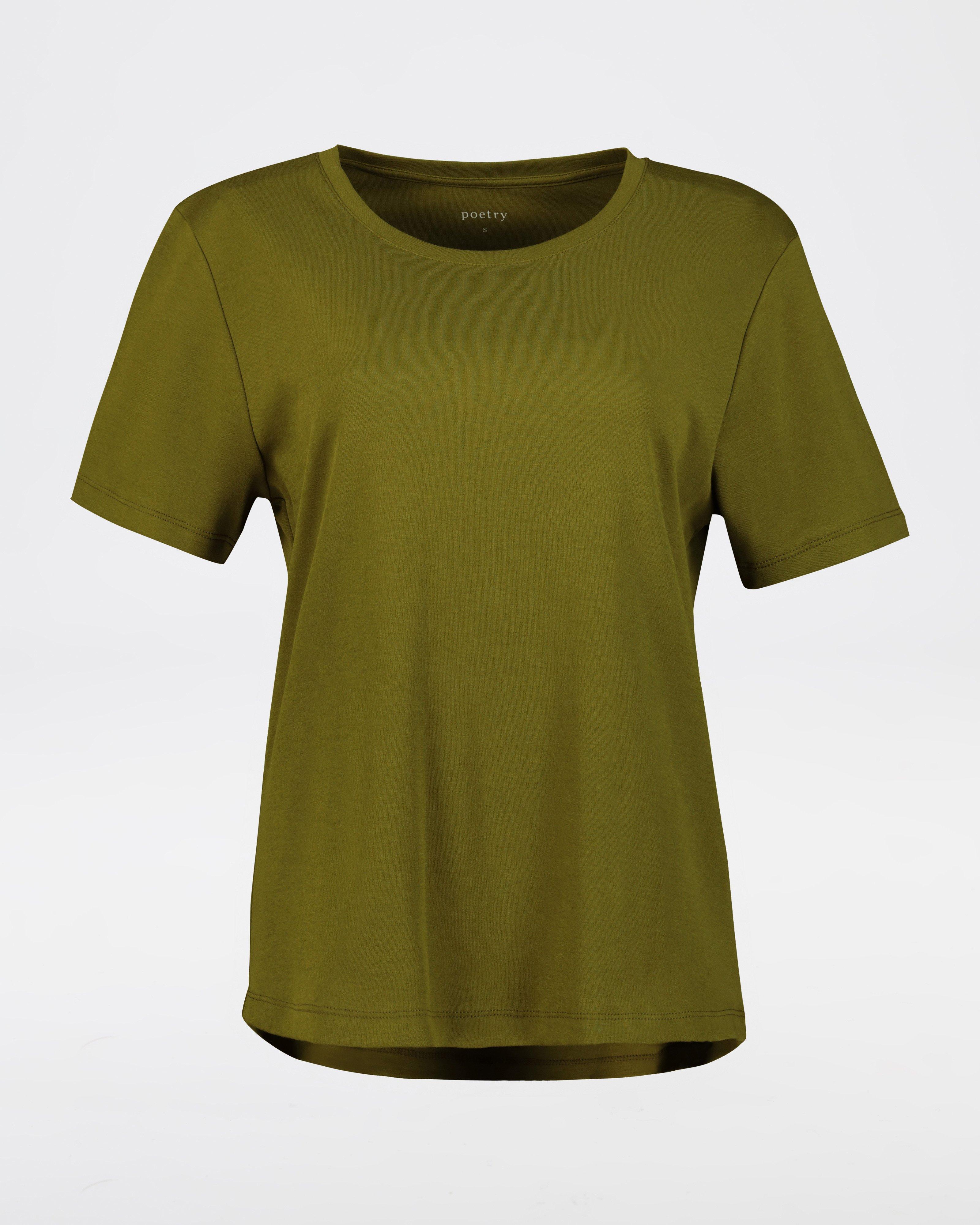 Celine Basic T-Shirt -  Green