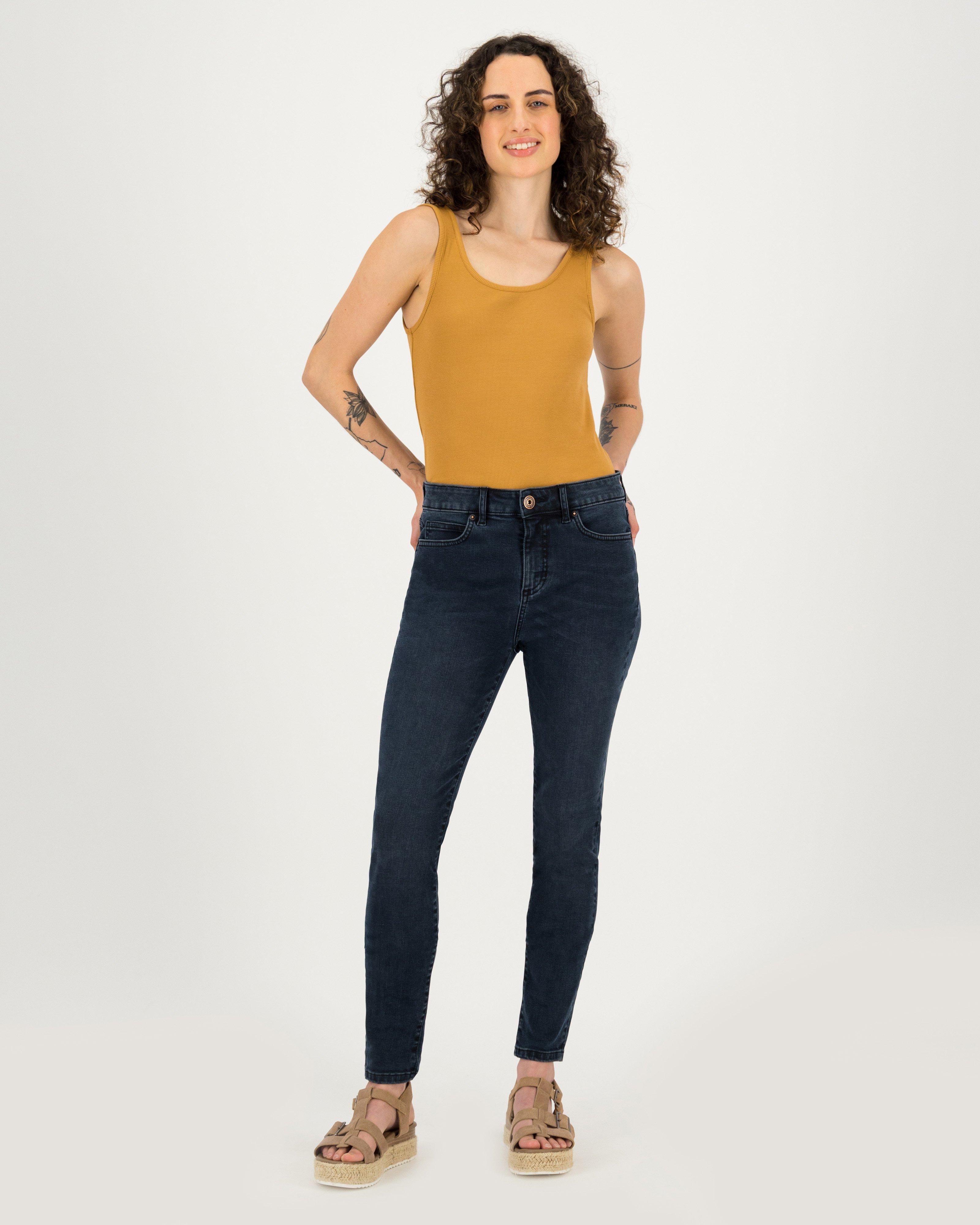 Women's Lebo Mid-Rise Skinny Denim -  Indigo