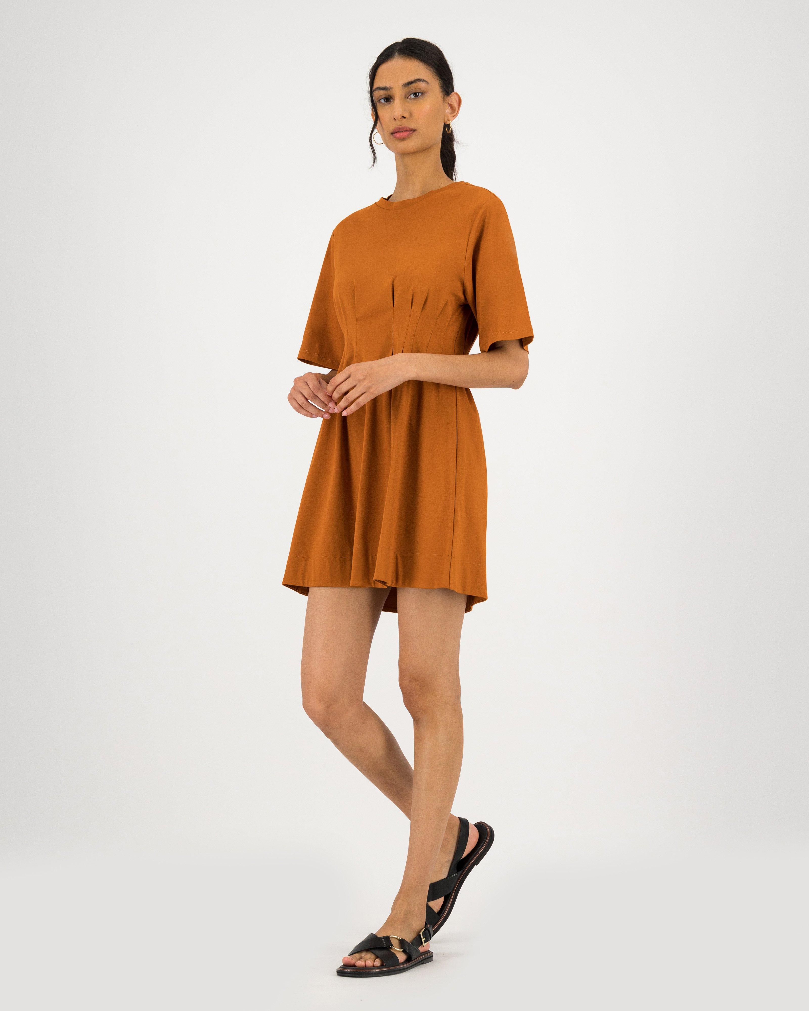 Mila Dress - Rust