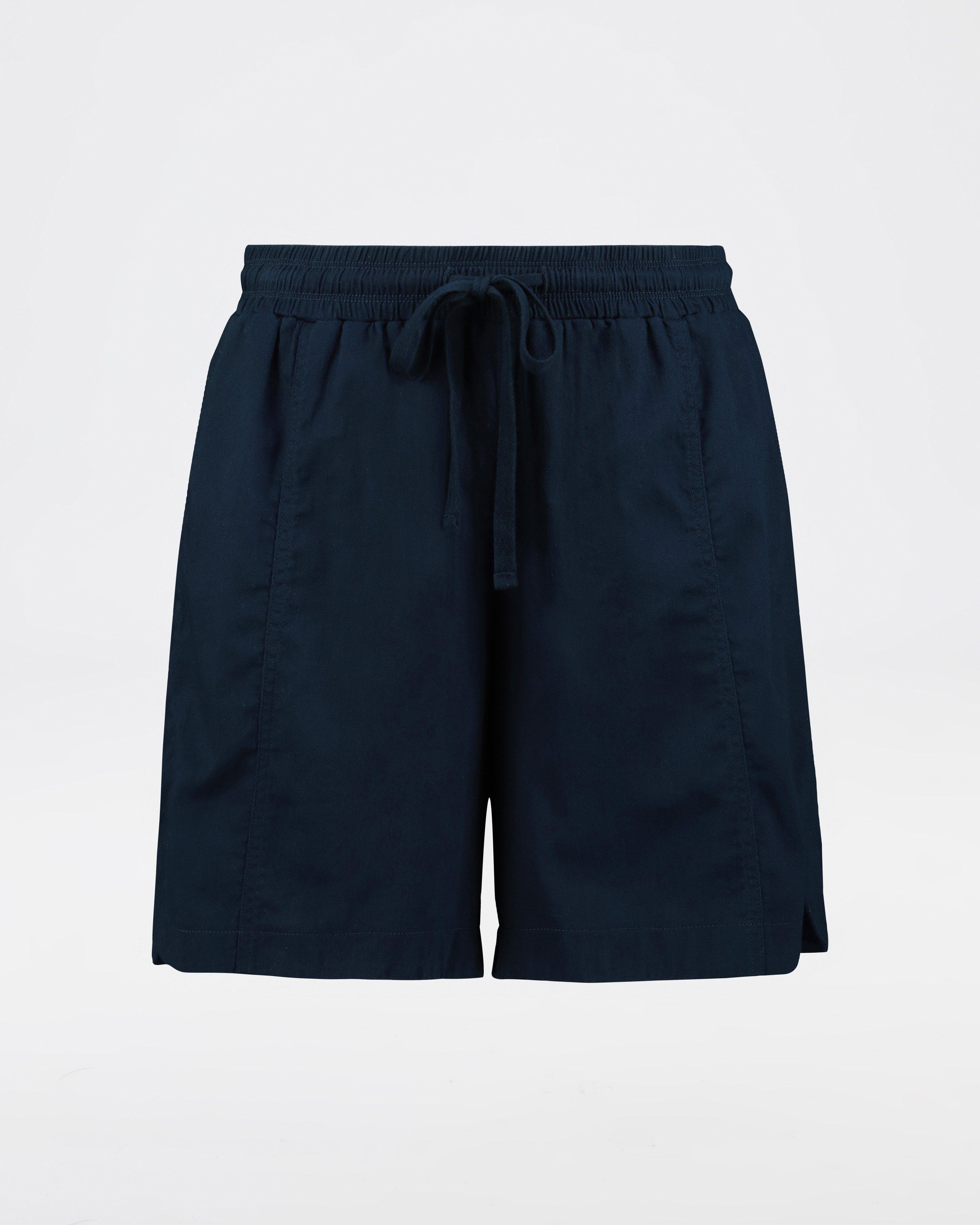 Rare Earth Women’s Elli Cotton Shorts -  Navy