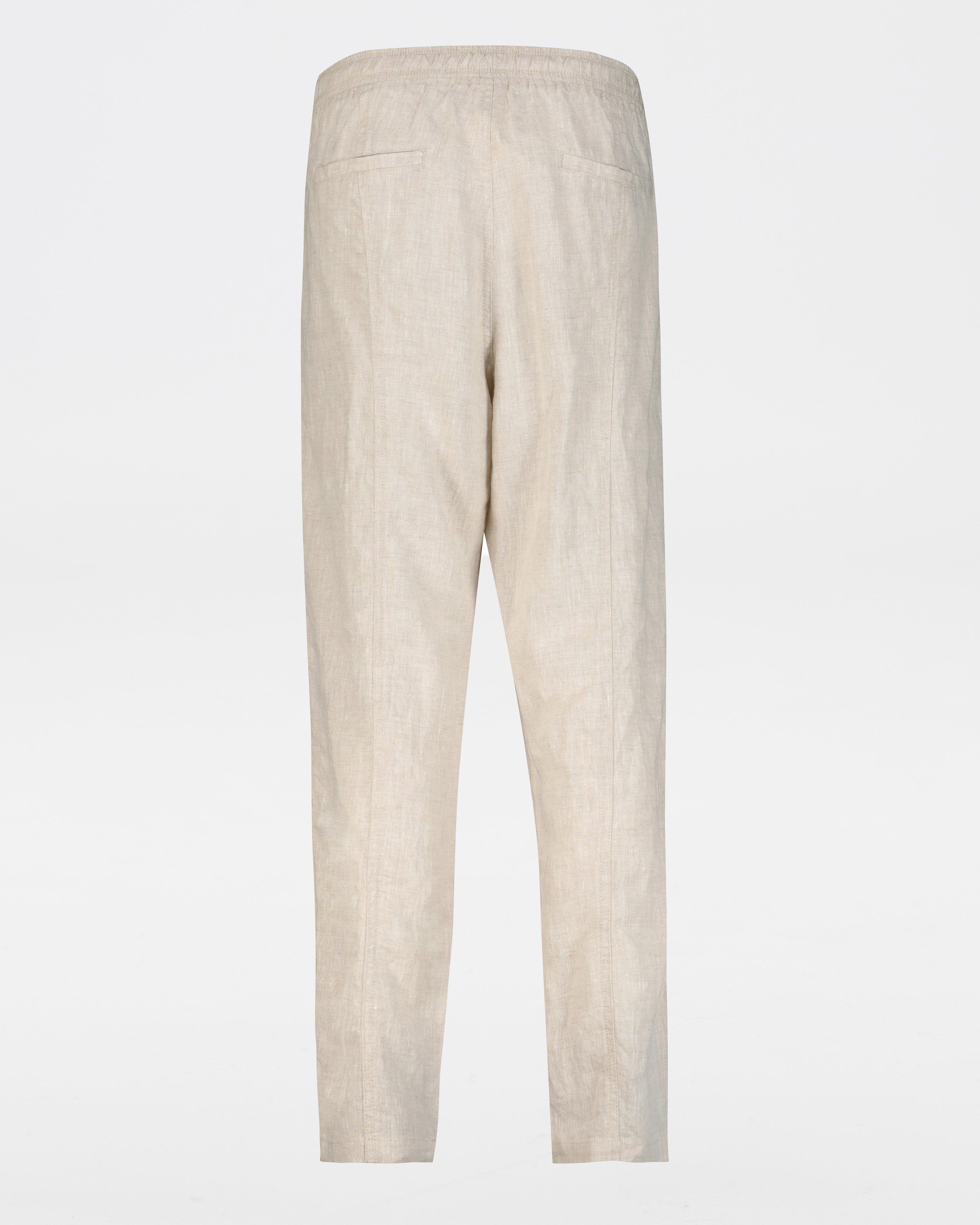 Rare Earth Women's Lindsay Linen Tapered Pants -  Oatmeal