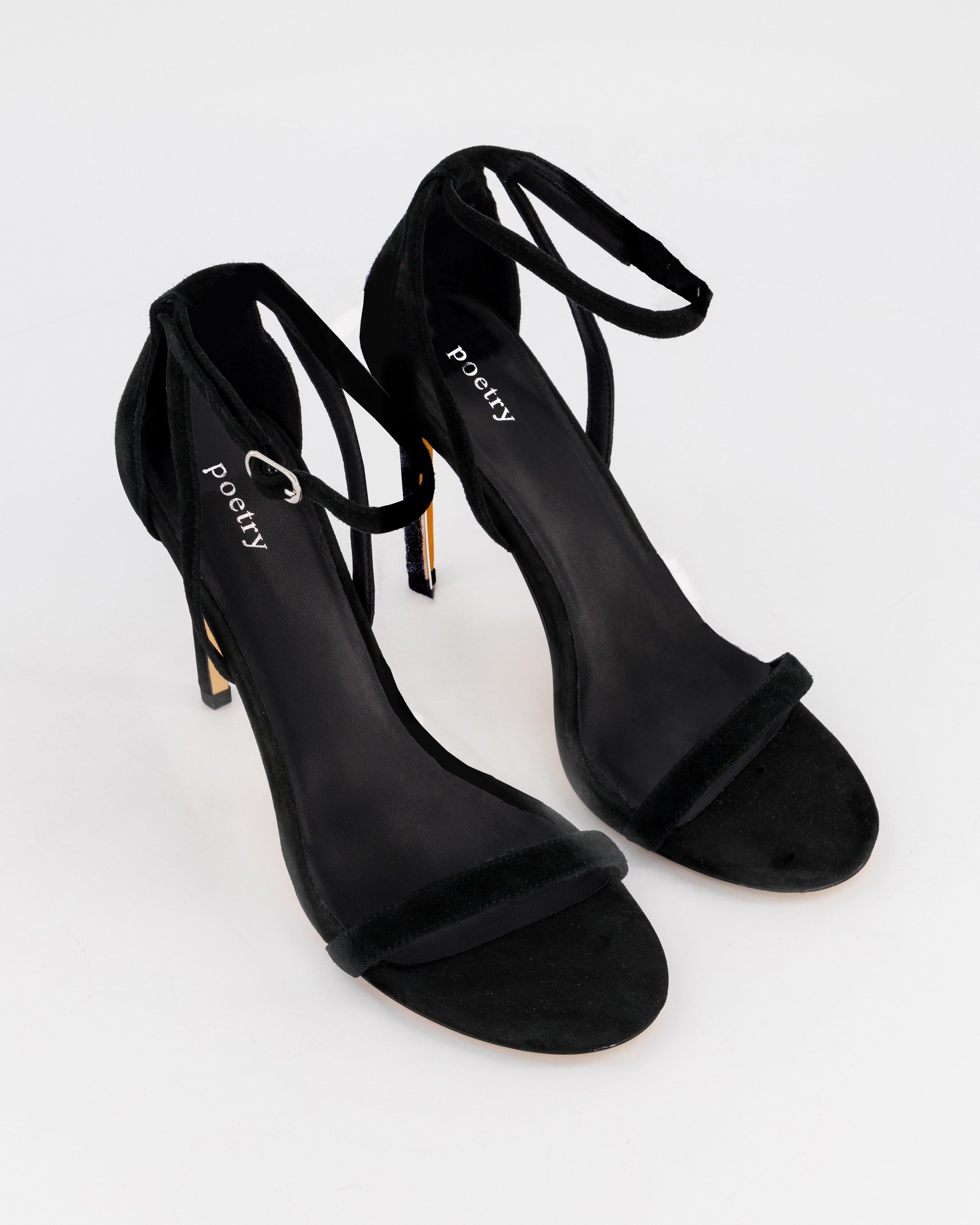 Candice Strappy Heel -  Black