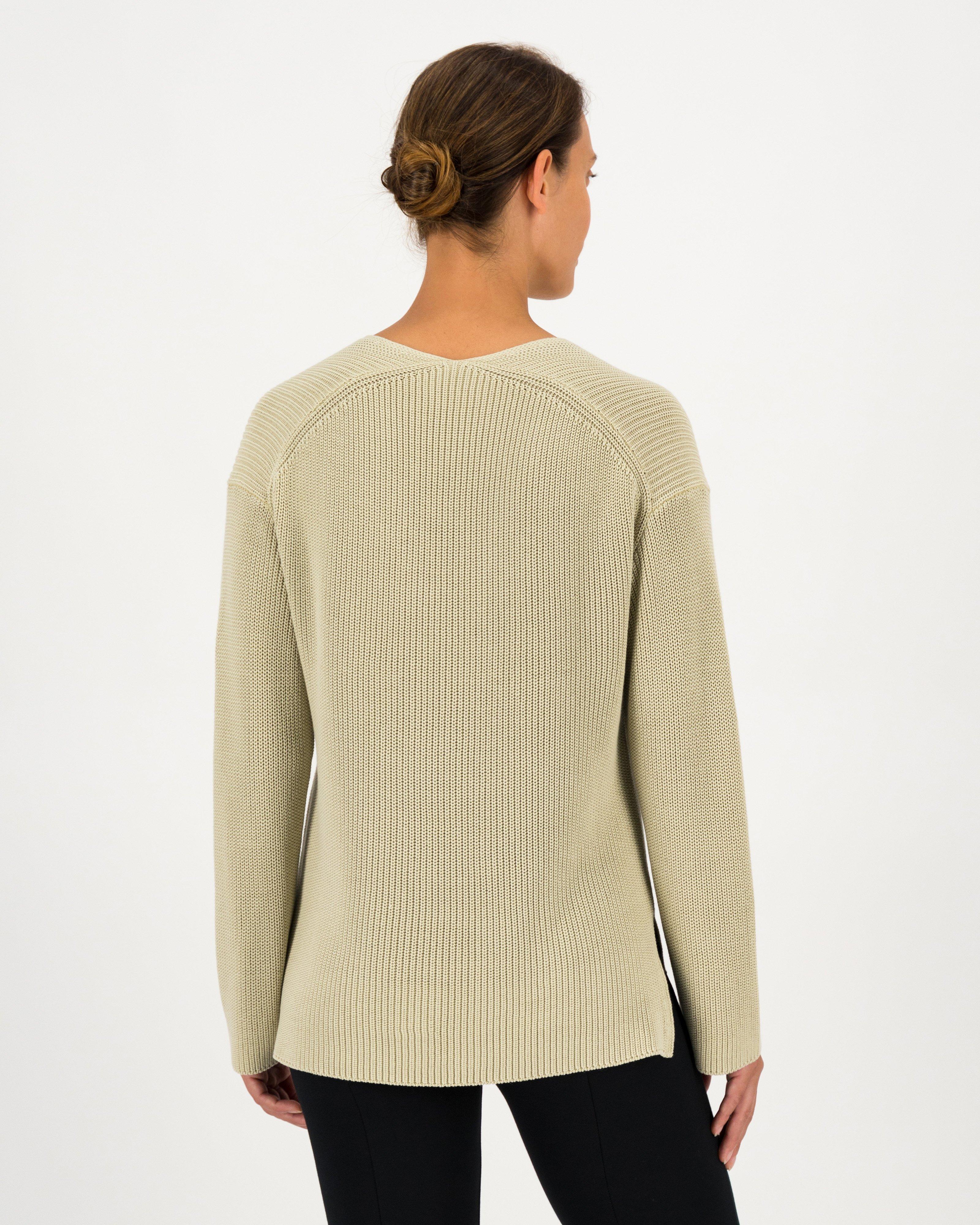 Rare Earth Women's Terry V-Neck Jumper