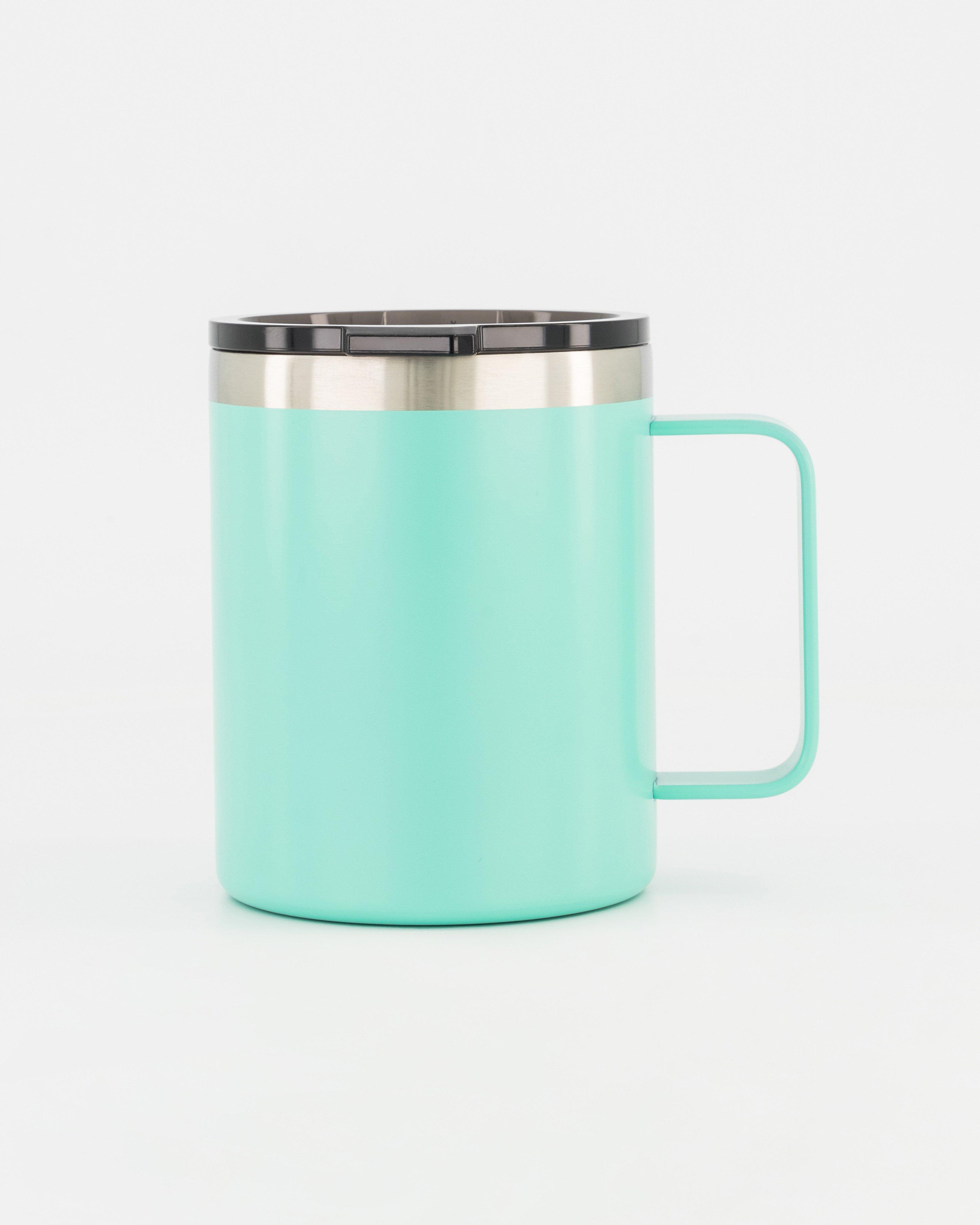 K-Way 400ml Printed Mug with Handle -  Turquoise