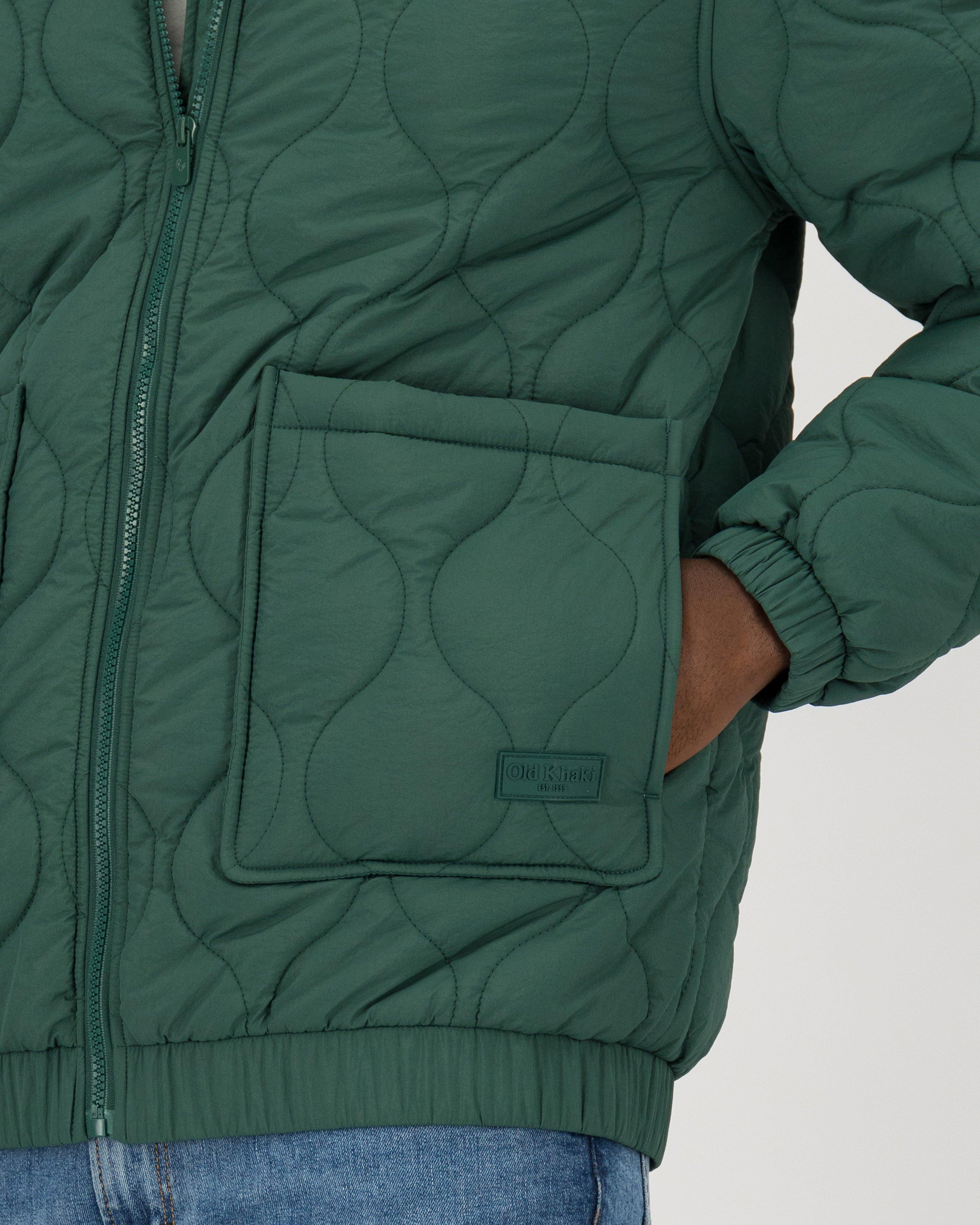 Old khaki puffer clearance jacket