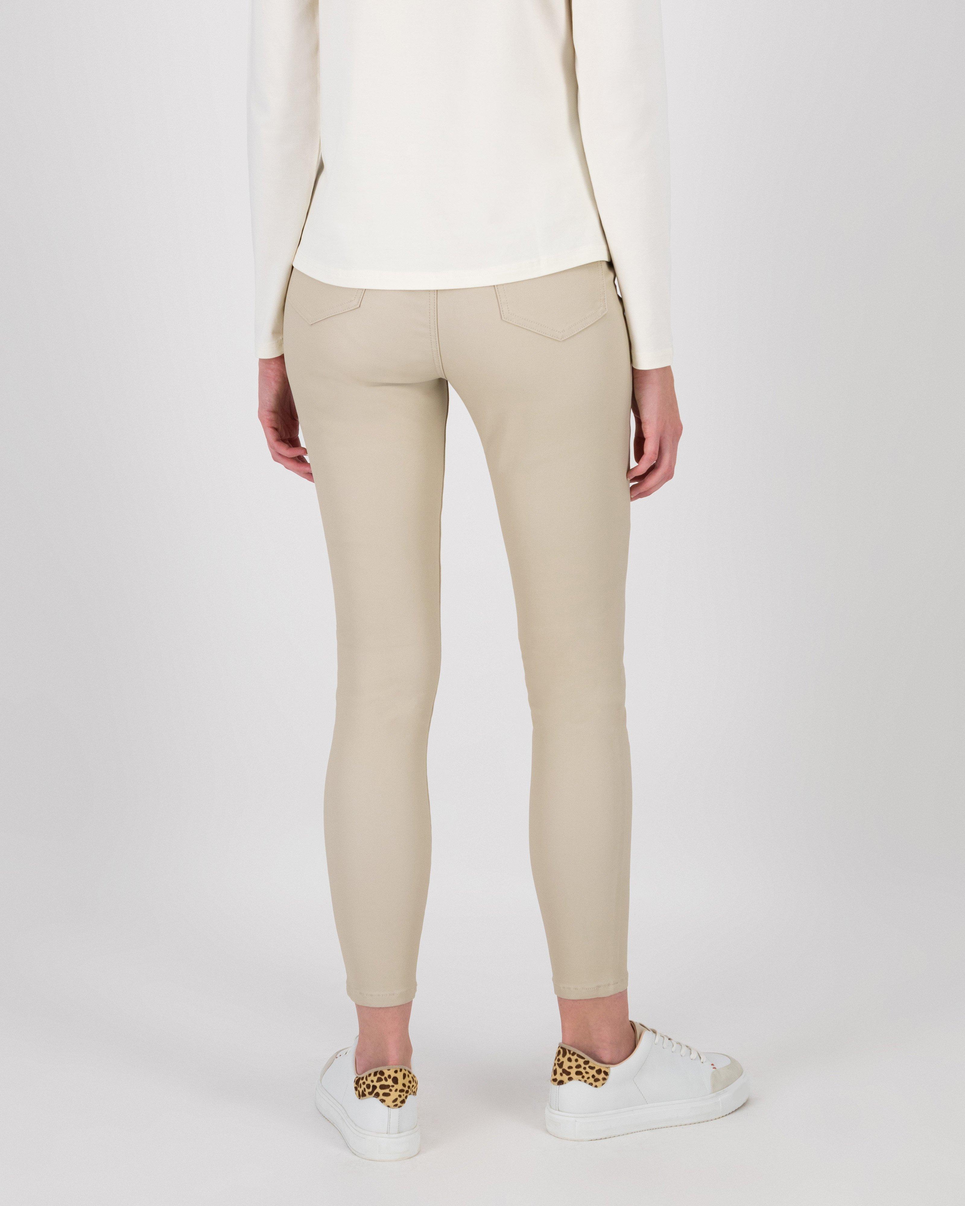 Jamie Coated Denim -  Cream