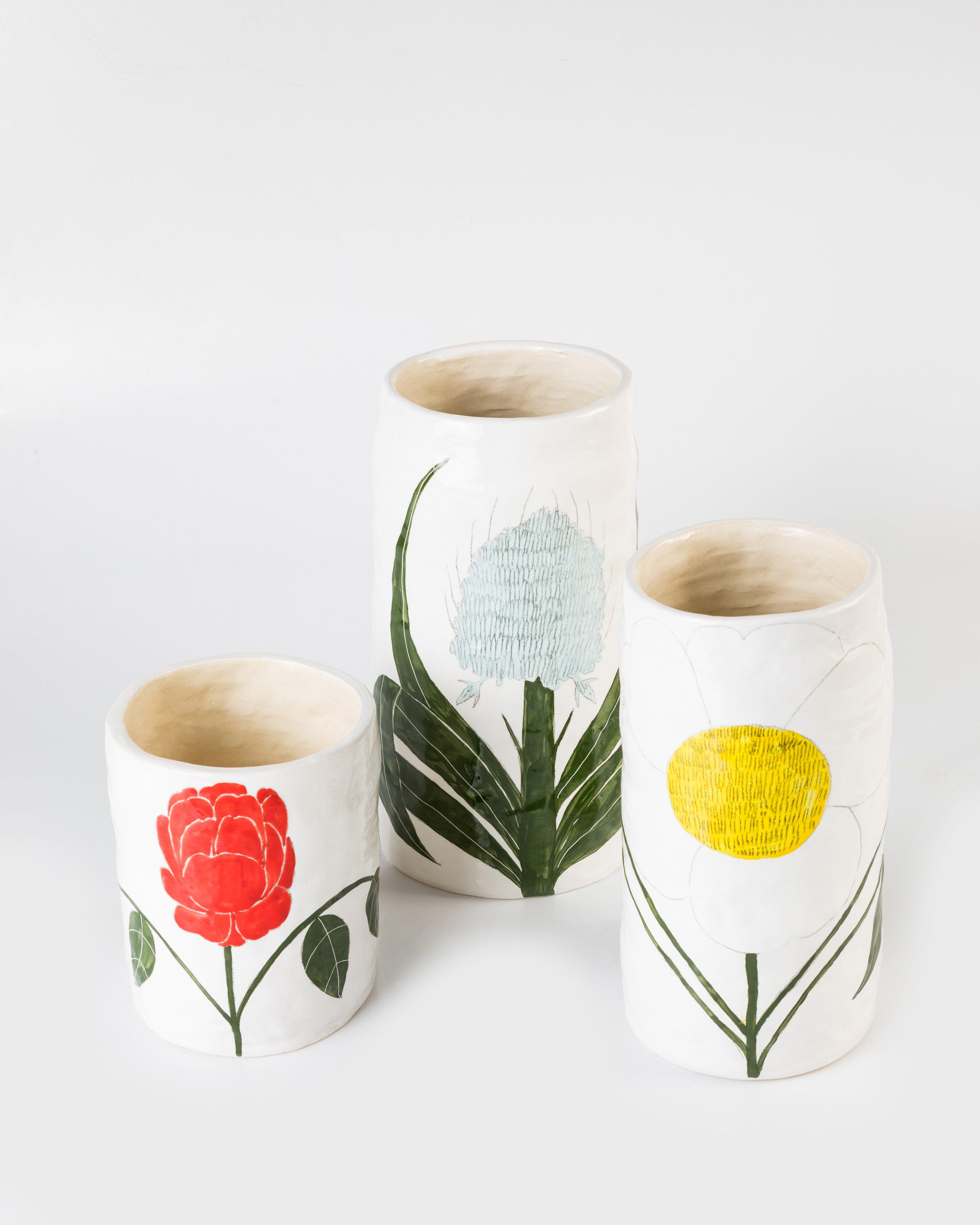 Gemma Orkin x Botanical Medium Vase -  Assorted