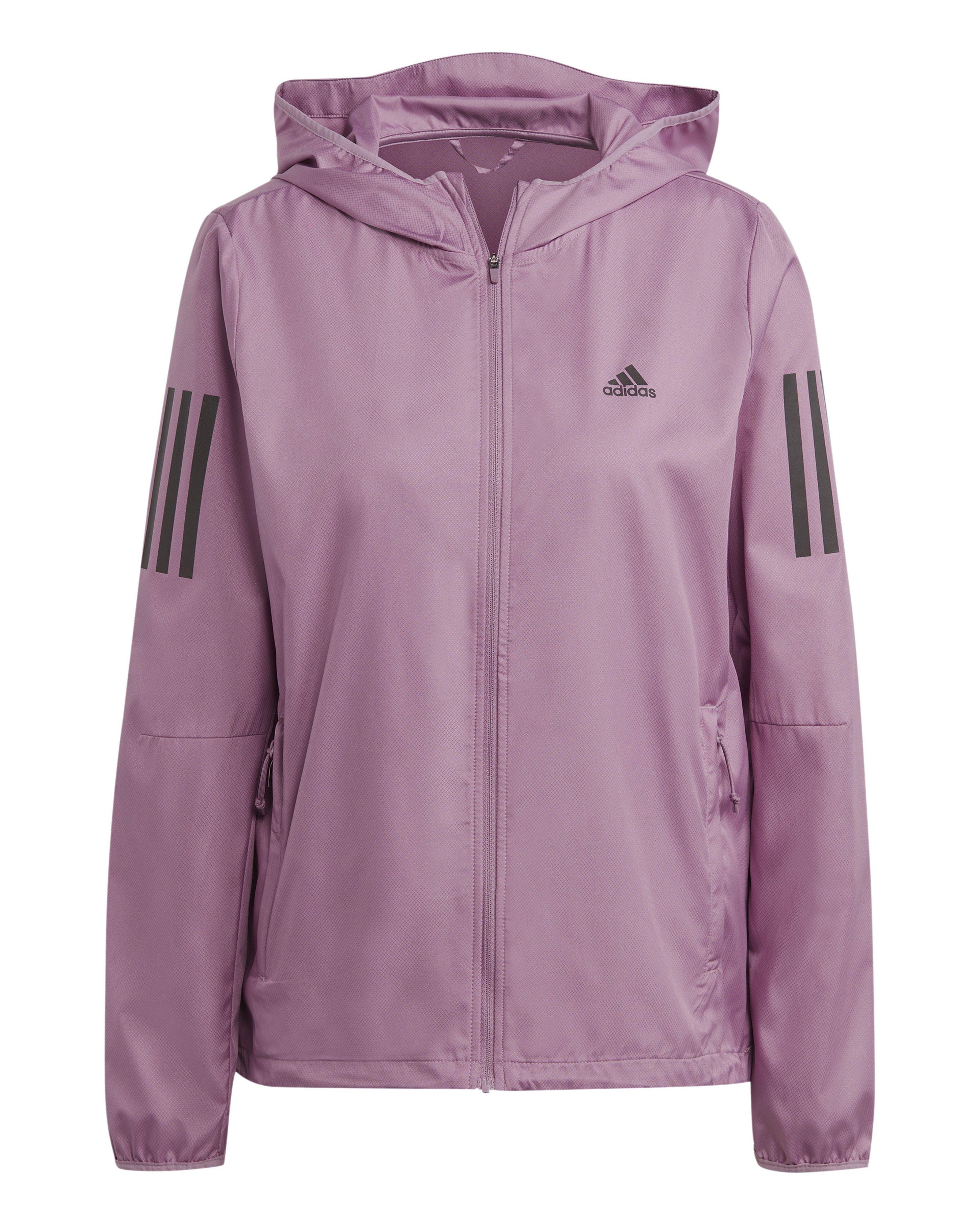 Adidas own the discount run hooded windbreaker women