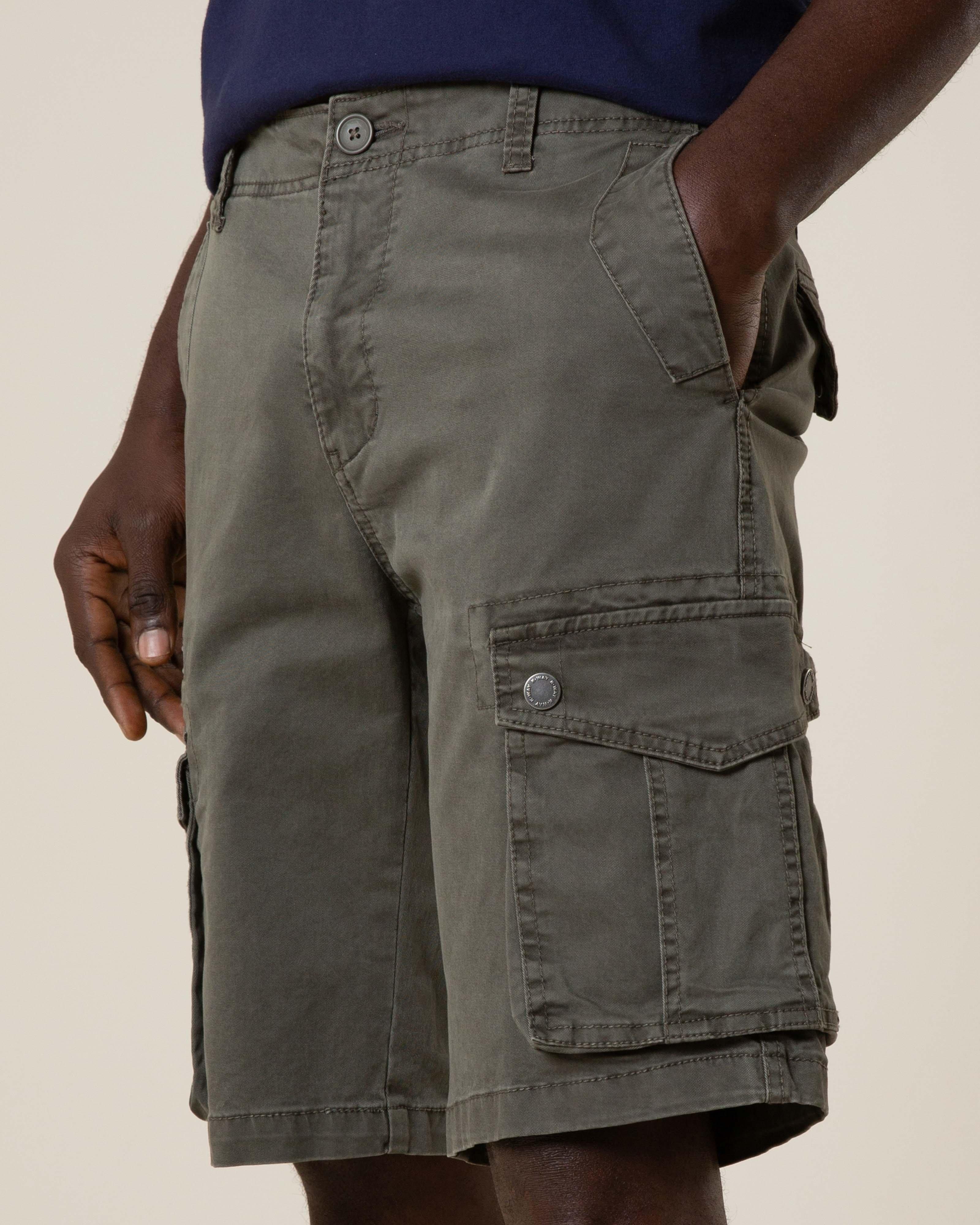 K-Way Elements Men's Jaxon Utility Shorts -  Charcoal