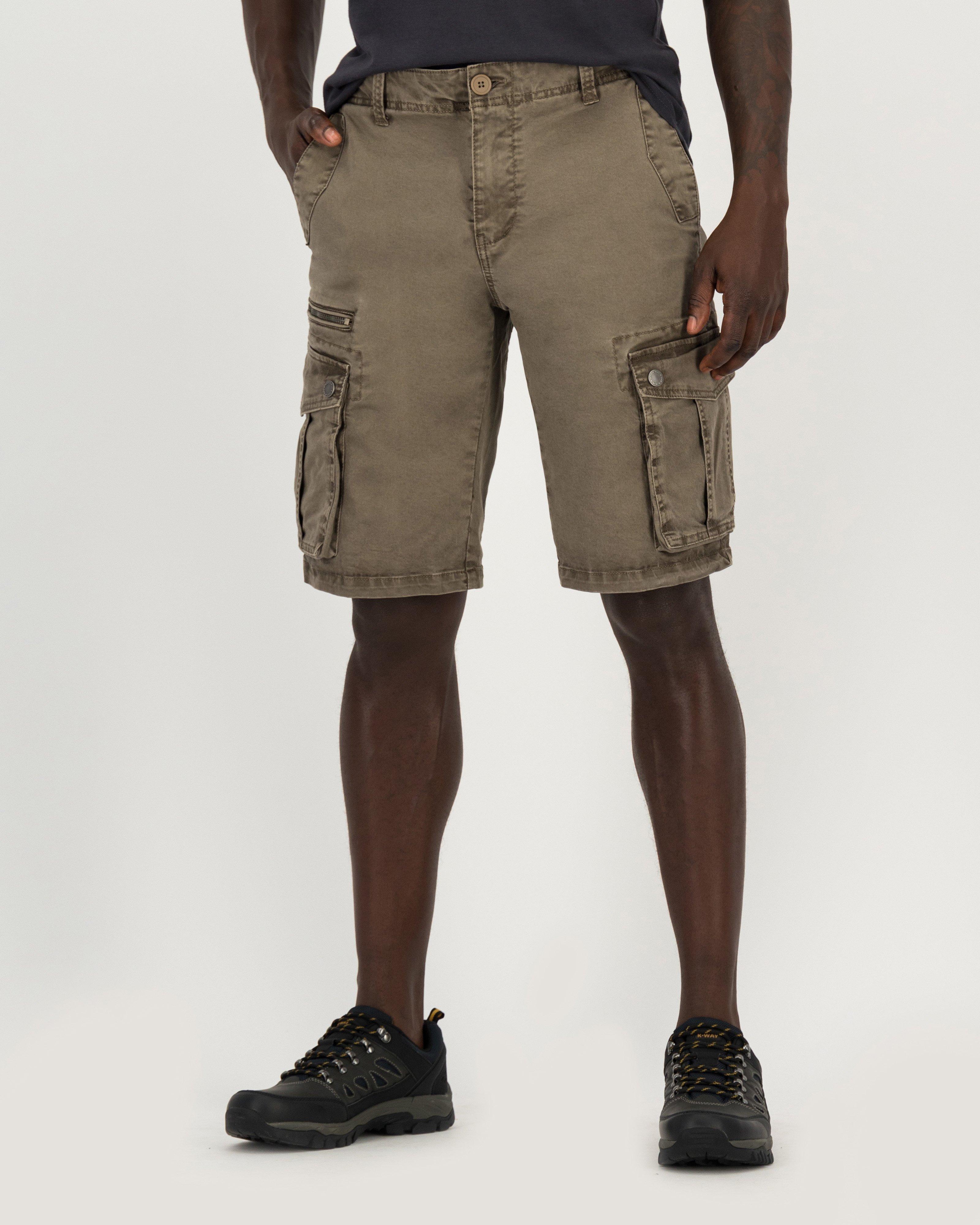 K-Way Elements Men's Jaxon Utility Shorts -  Brown