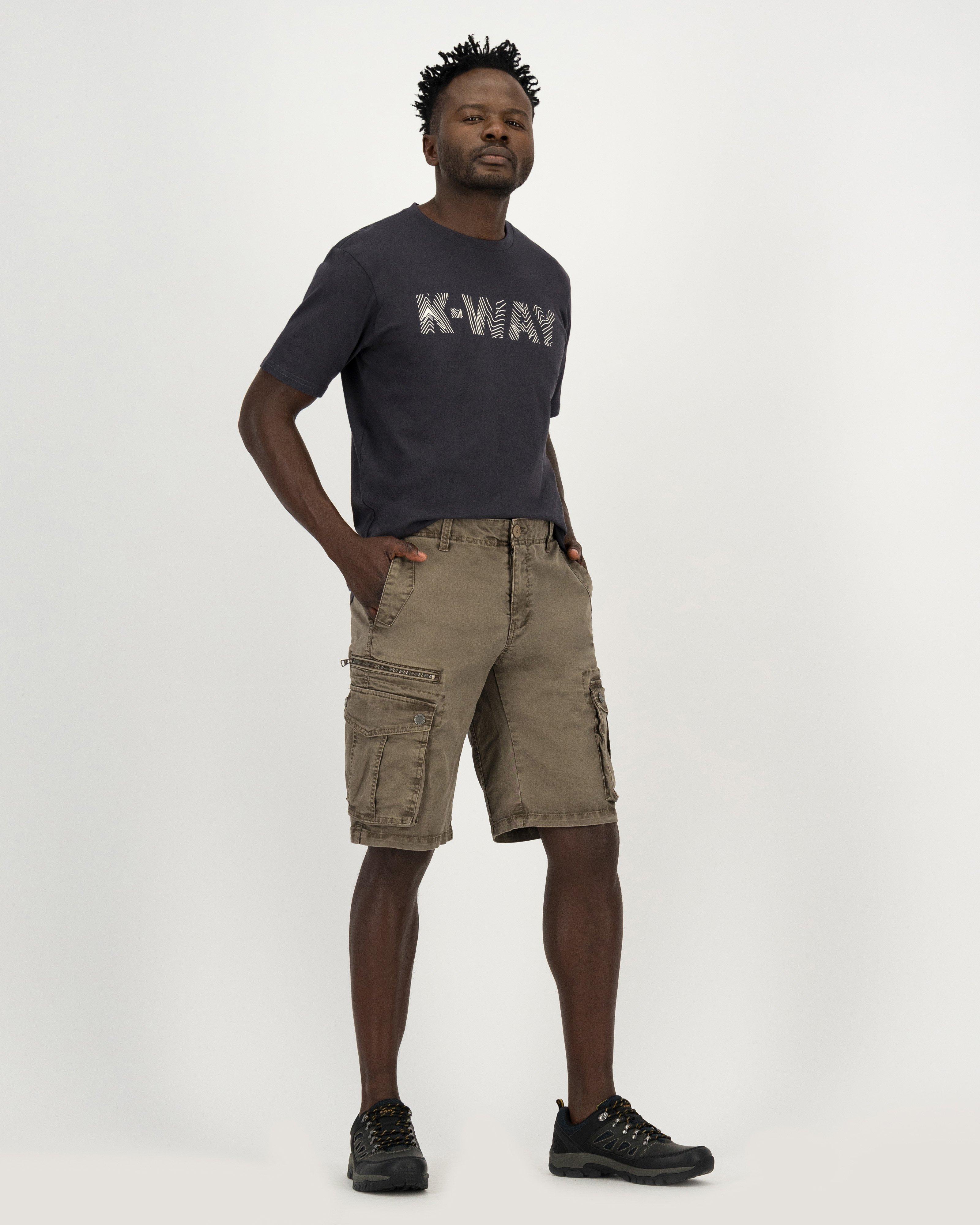 K-Way Elements Men's Jaxon Utility Shorts -  Brown