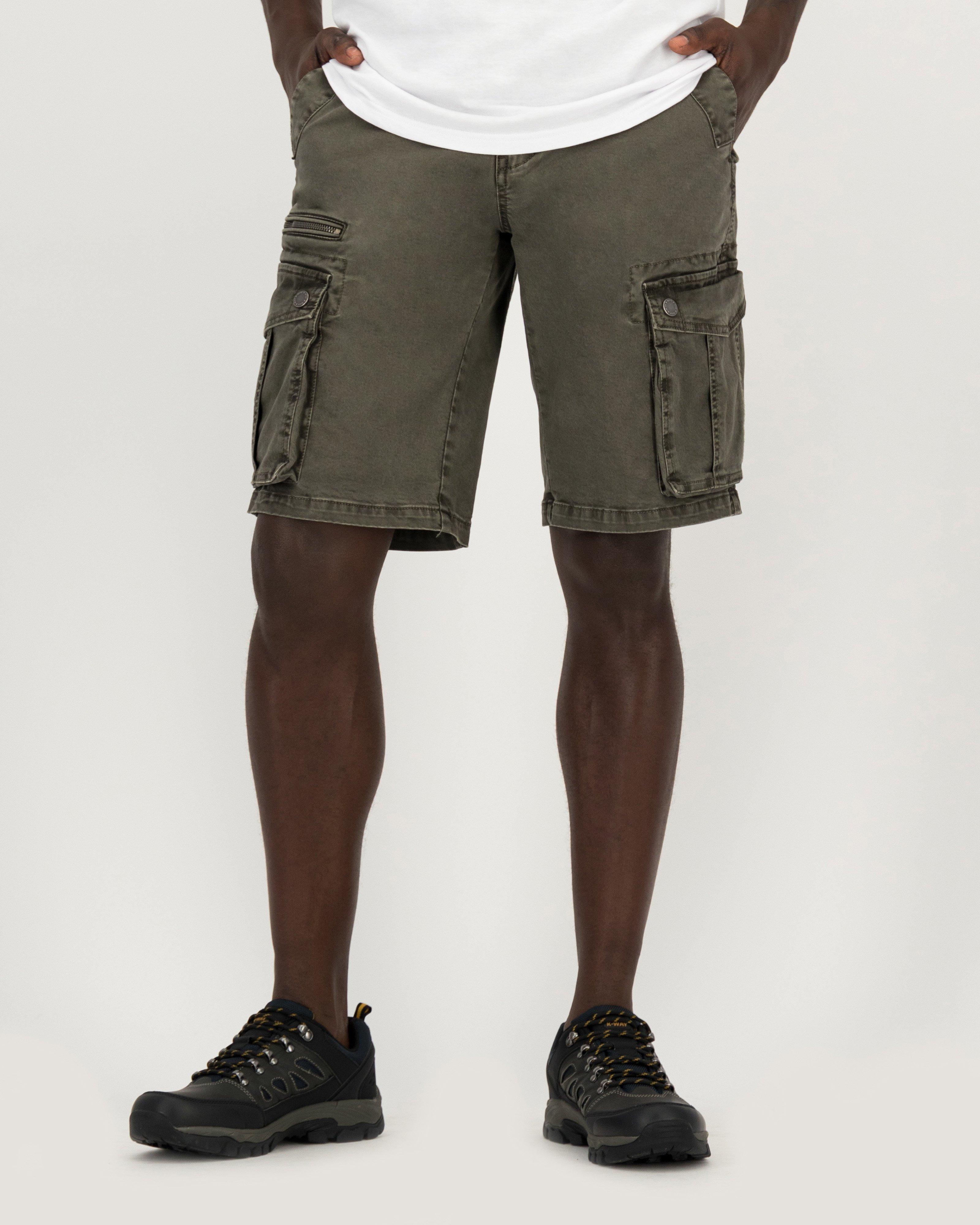 K-Way Elements Men's Jaxon Utility Shorts -  Olive