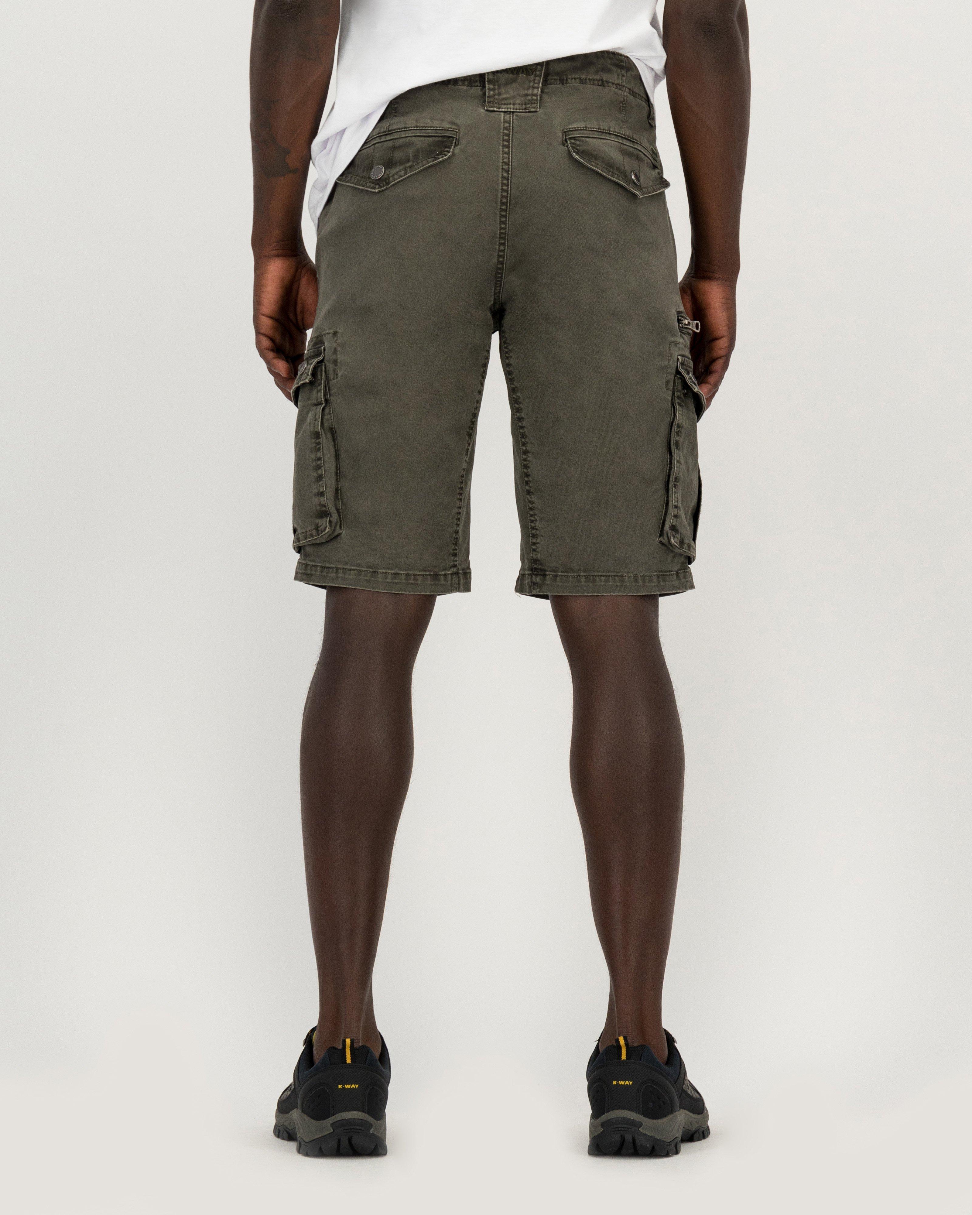 K-Way Elements Men's Jaxon Utility Shorts -  Olive