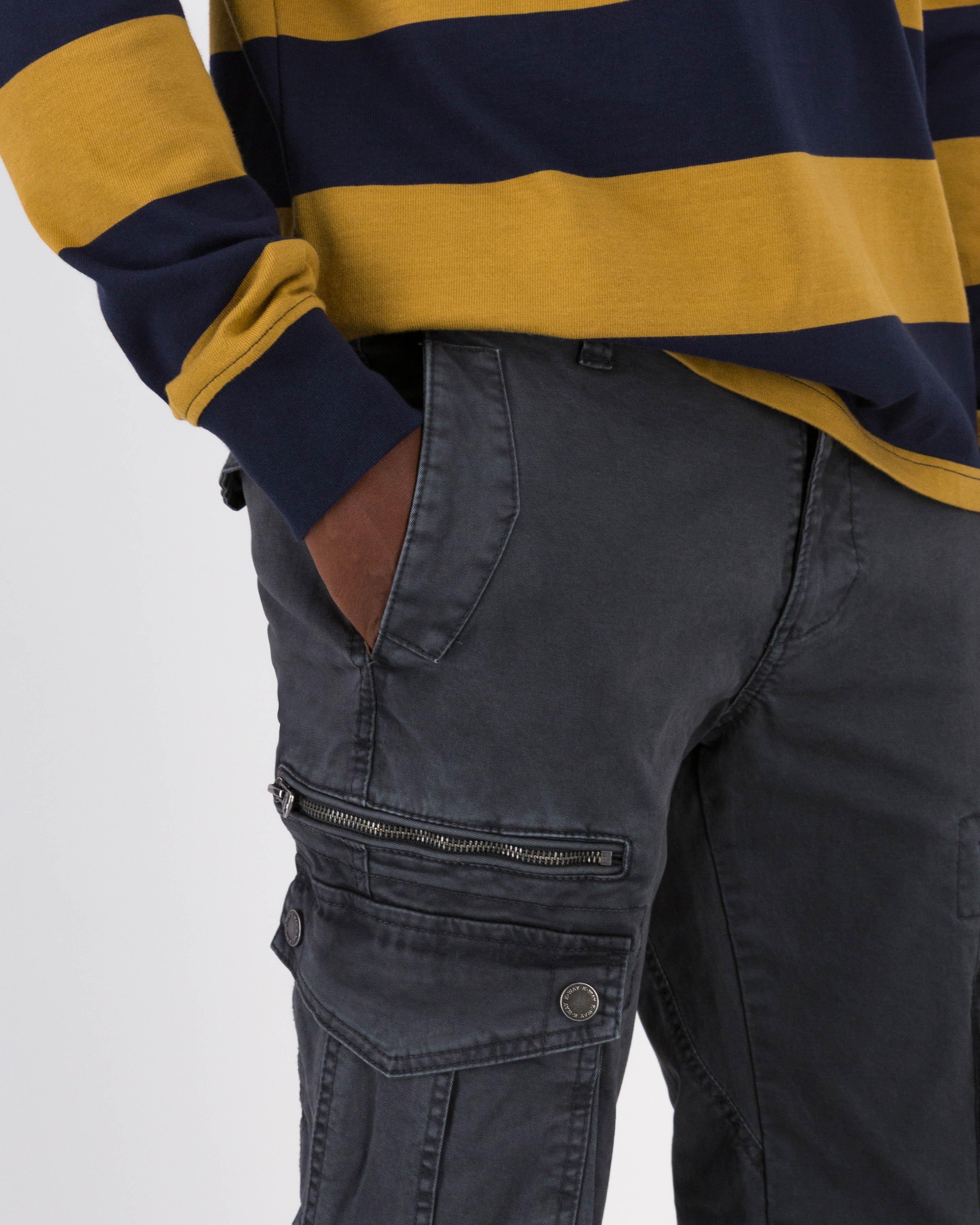 K-Way Elements Men's Jax Cotton Utility Pants -  Graphite