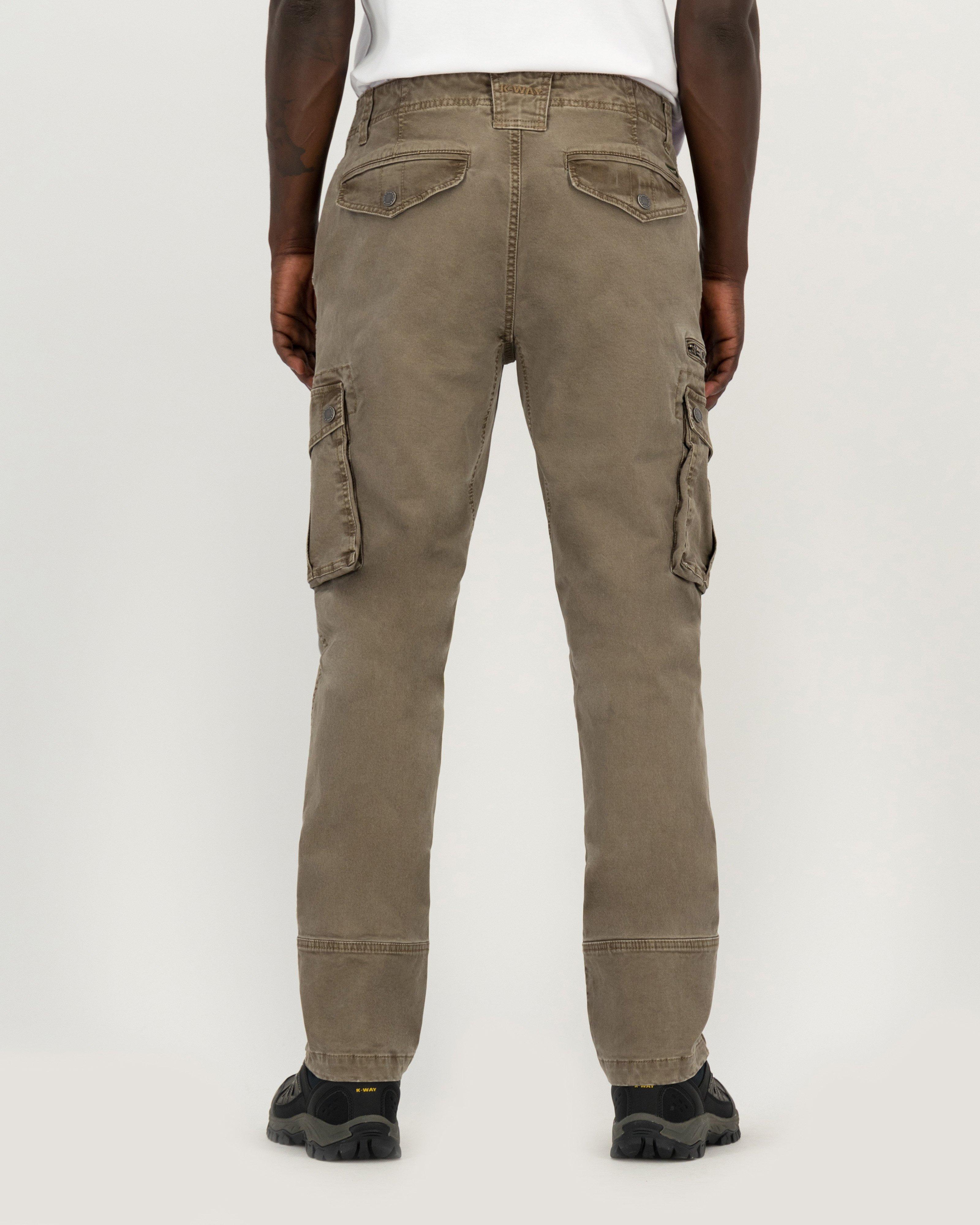 K-Way Elements Men's Jax Cotton Utility Pants -  Brown