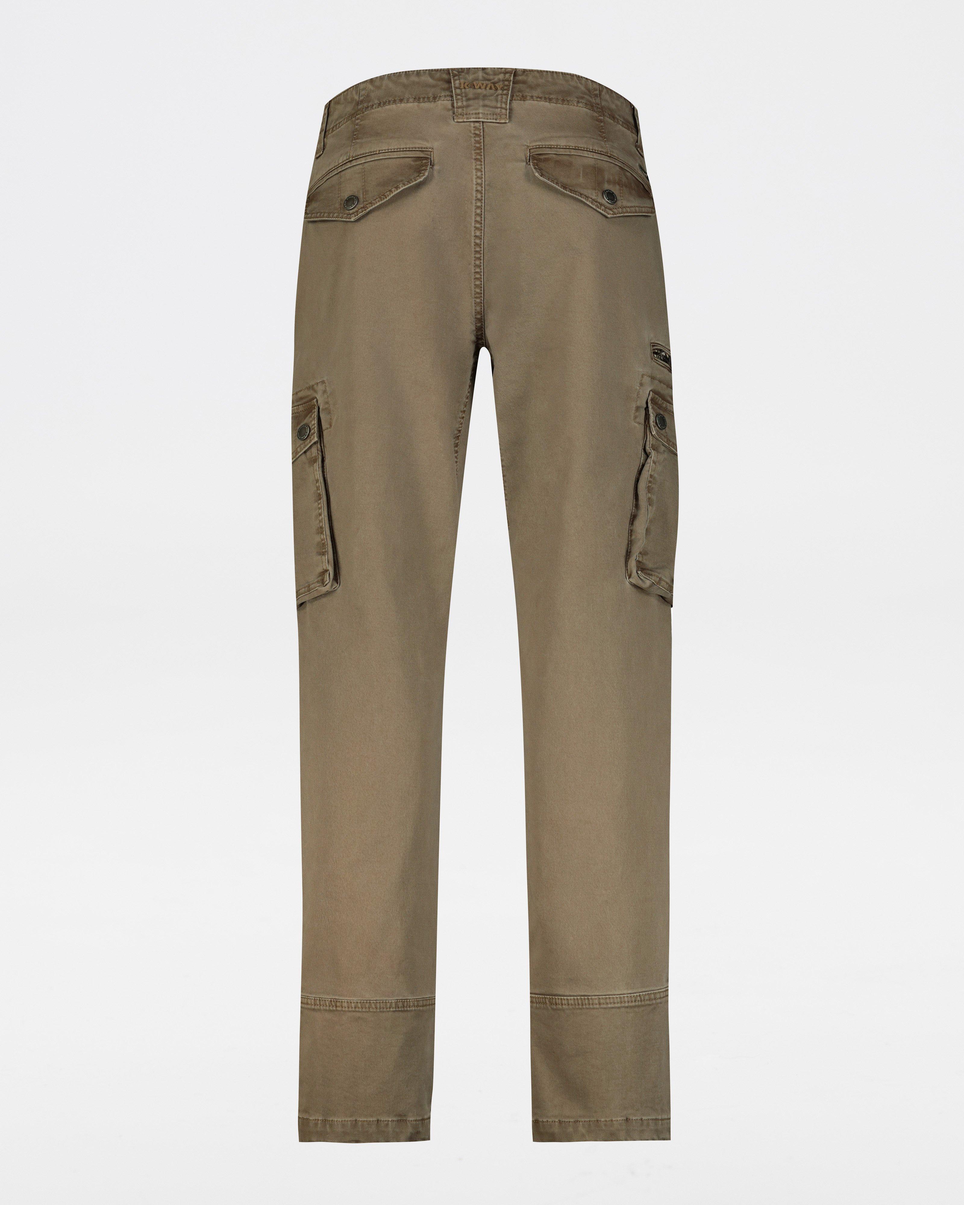 K-Way Elements Men's Jax Cotton Utility Pants -  Brown