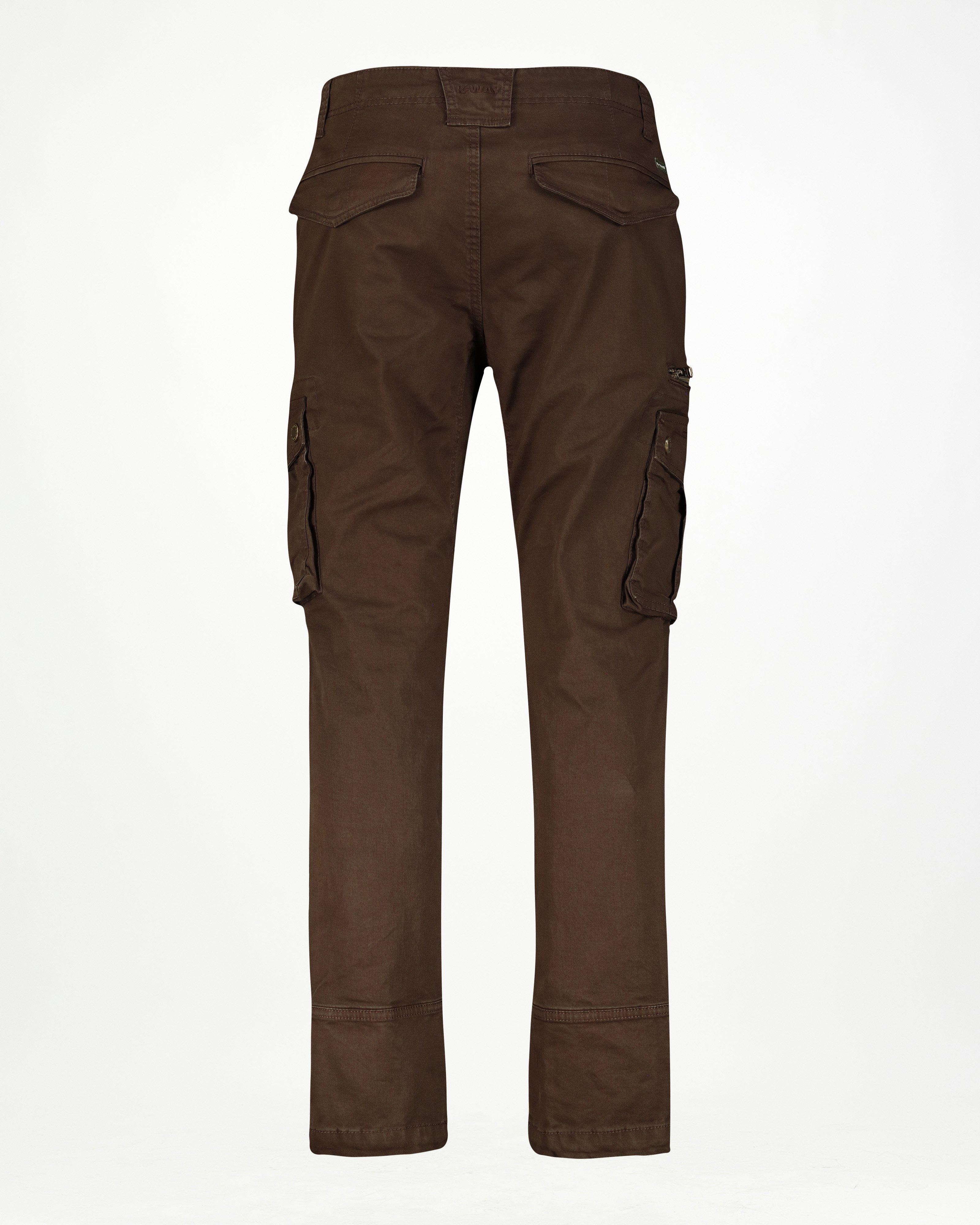 K-Way Elements Men's Jax Cotton Utility Pants -  Chocolate