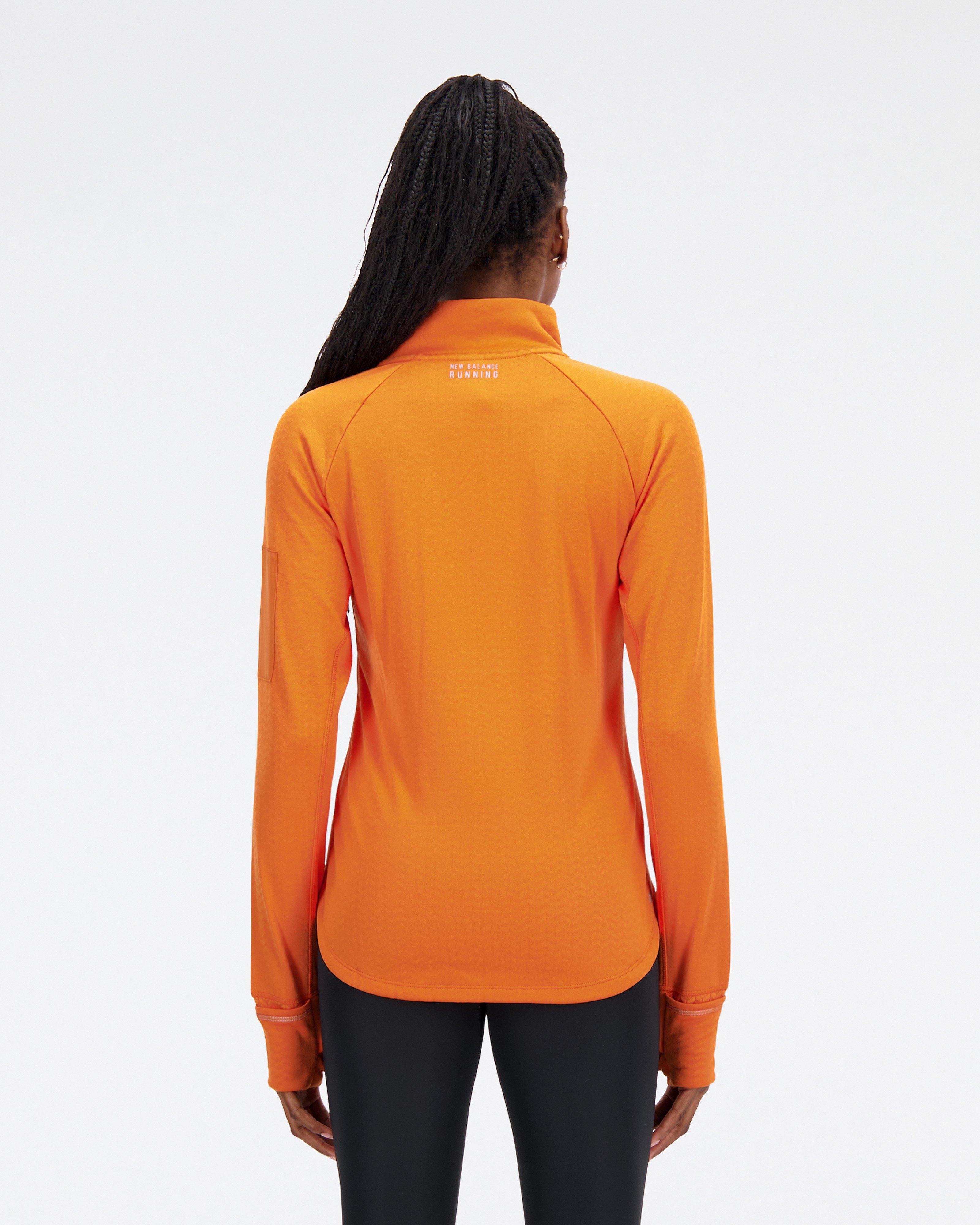 New Balance Women’s Impact Run ¼ Zip Top -  Orange