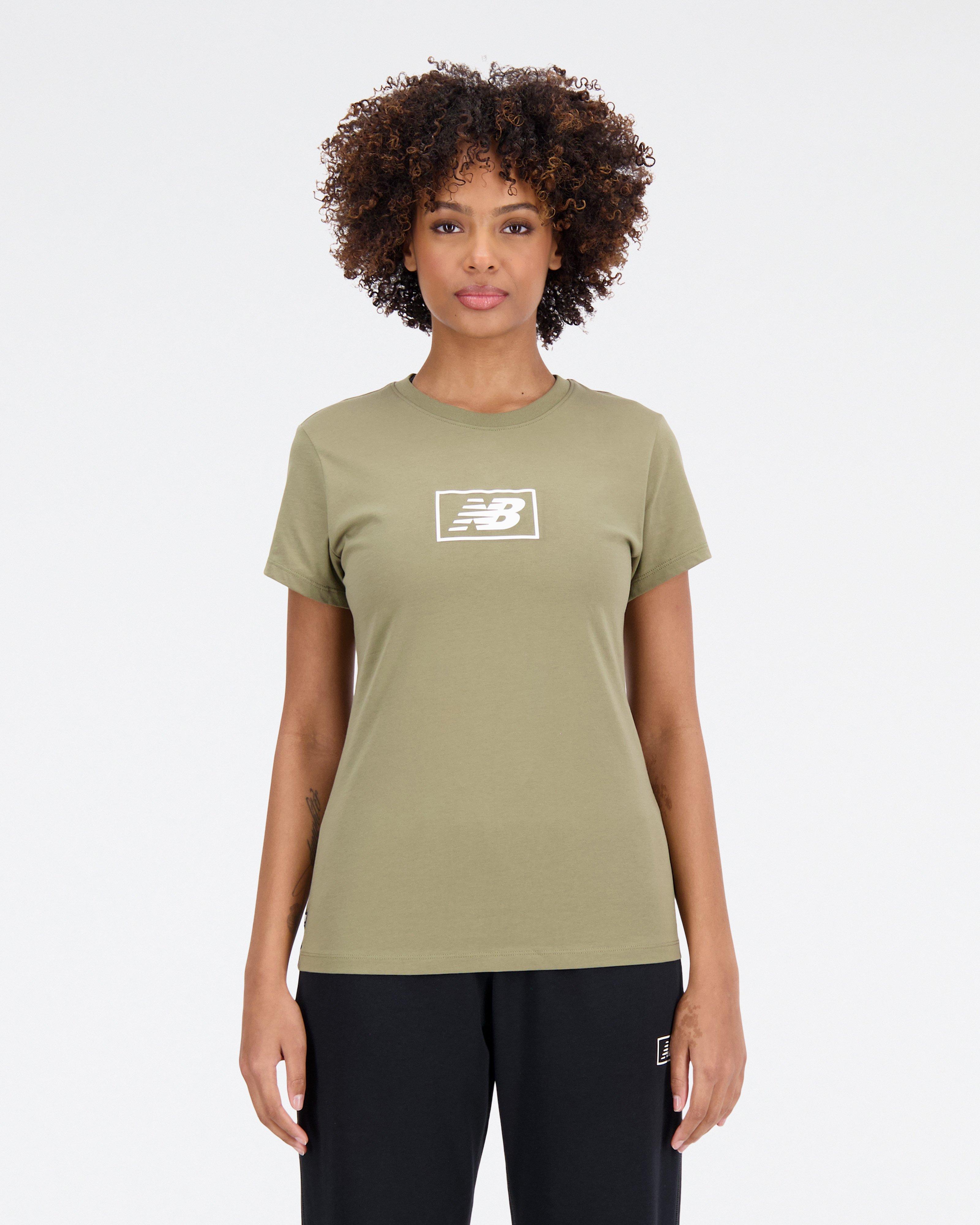 New Balance Essentials Women’s Fitted T-shirt -  Khaki