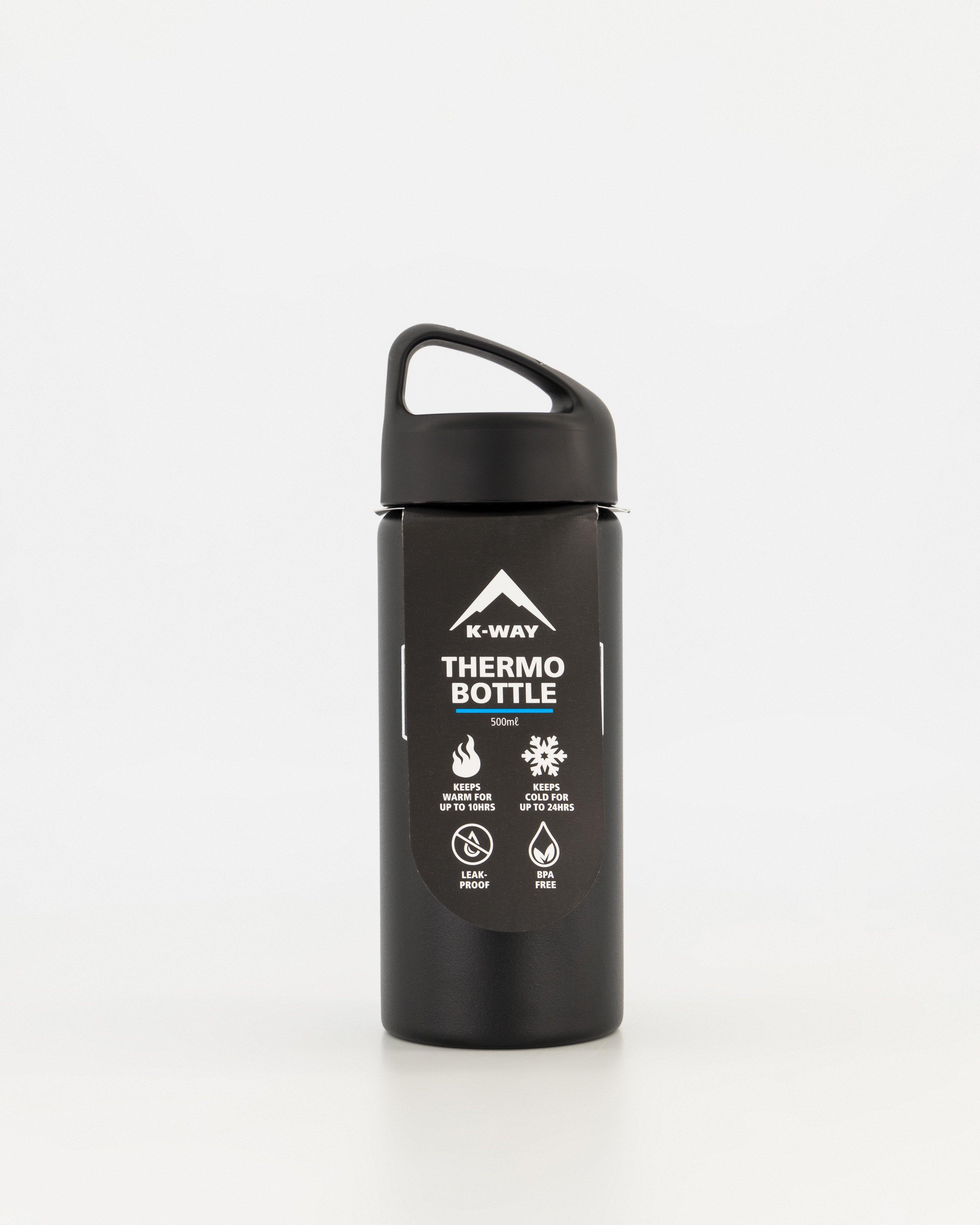 K-Way Thermo Bottle with Print 500ml -  Black